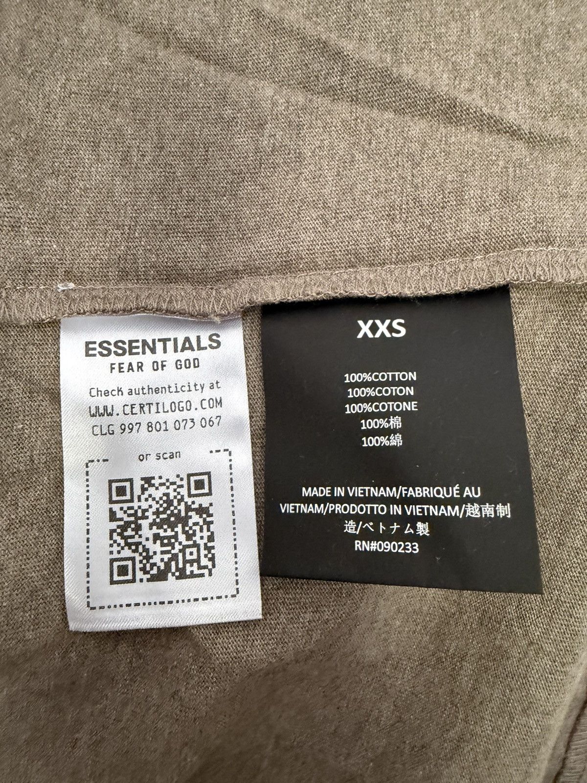 Essentials Fear of God Essentials Heather Grey Jersey Long Sleeve Size US XXS / EU 40 - 7 Thumbnail