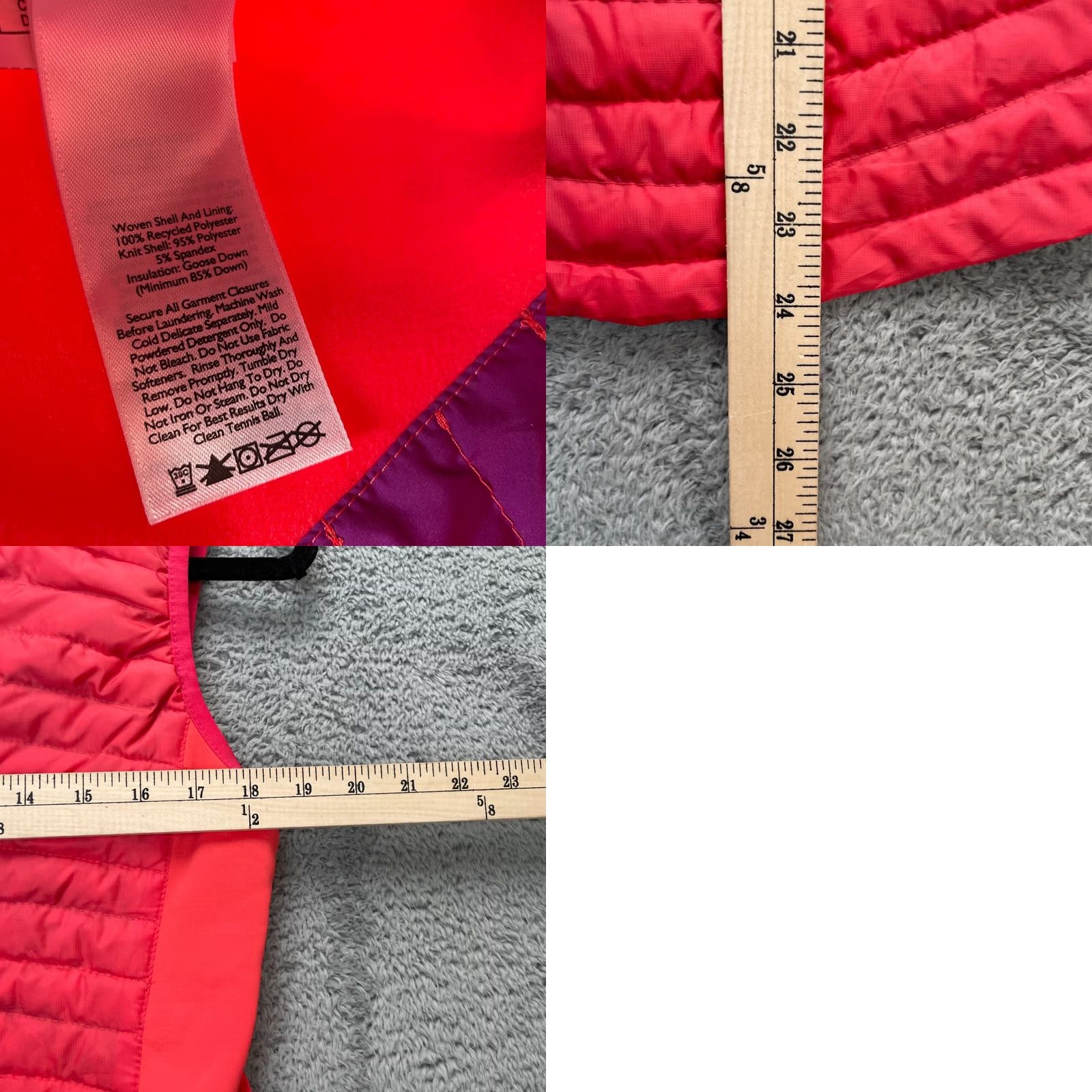 Eddie Bauer VINTAGE Eddie Bauer Vest Womens Small Pink First Ascent Stormdown 800 Puffer Insulated Size S / US 4 / IT 40 - 8 Thumbnail