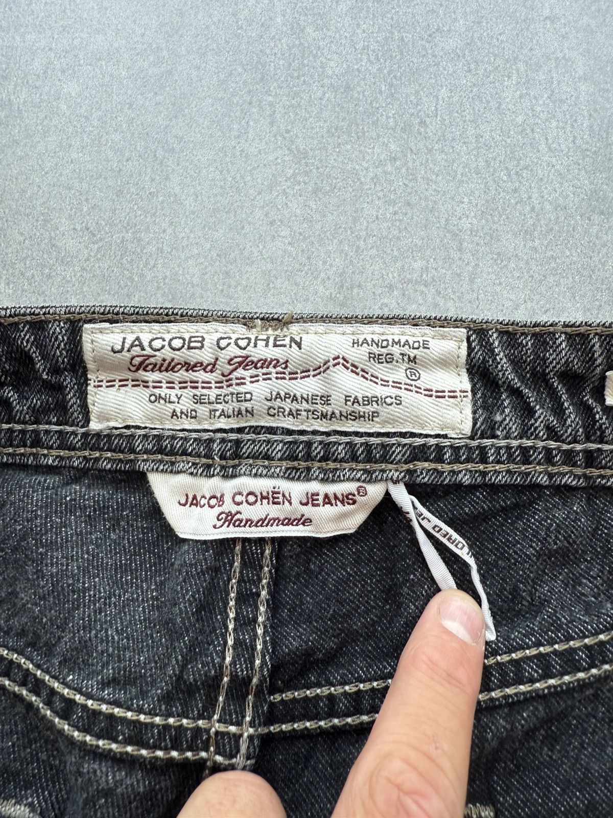 Jacob Cohen vintage Jacob Cohen baggy flared hype washed jeans japanese Size US 36 / EU 52 - 12 Thumbnail