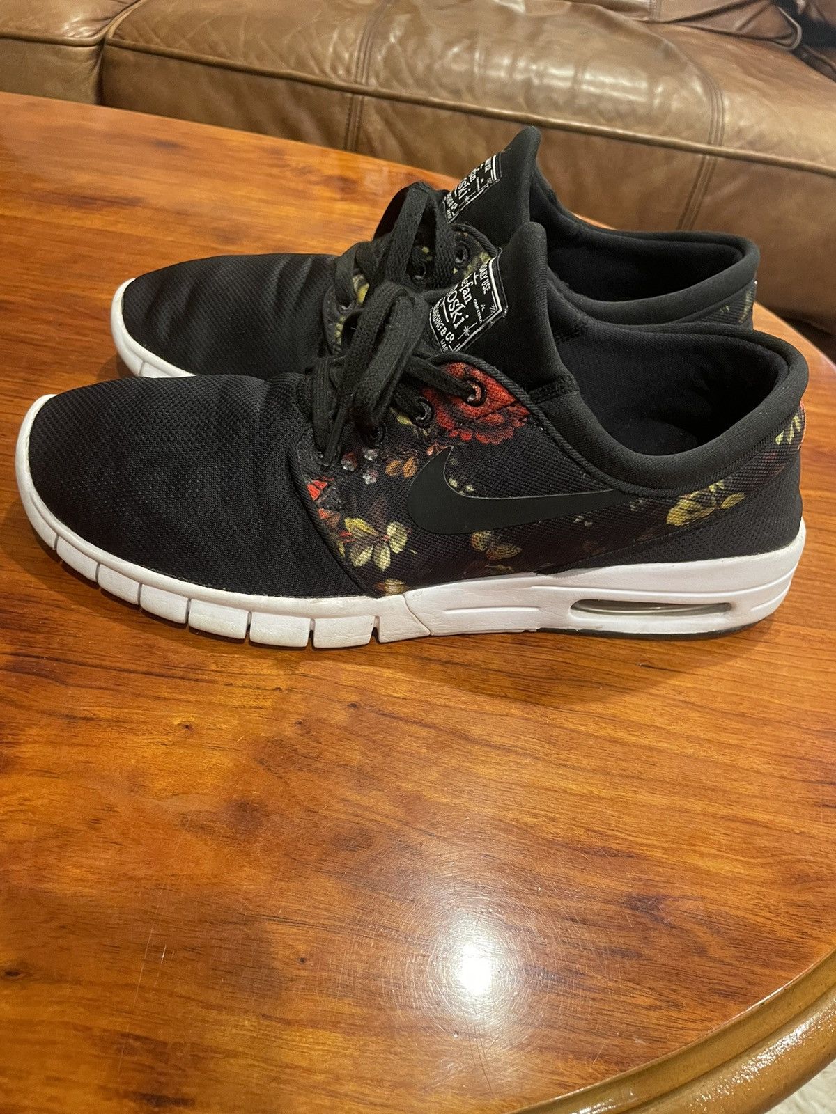 Nike Nike SB Stefan Janoski Max 'Multi Black Floral Design Size US 9 / EU 42 - 3 Thumbnail