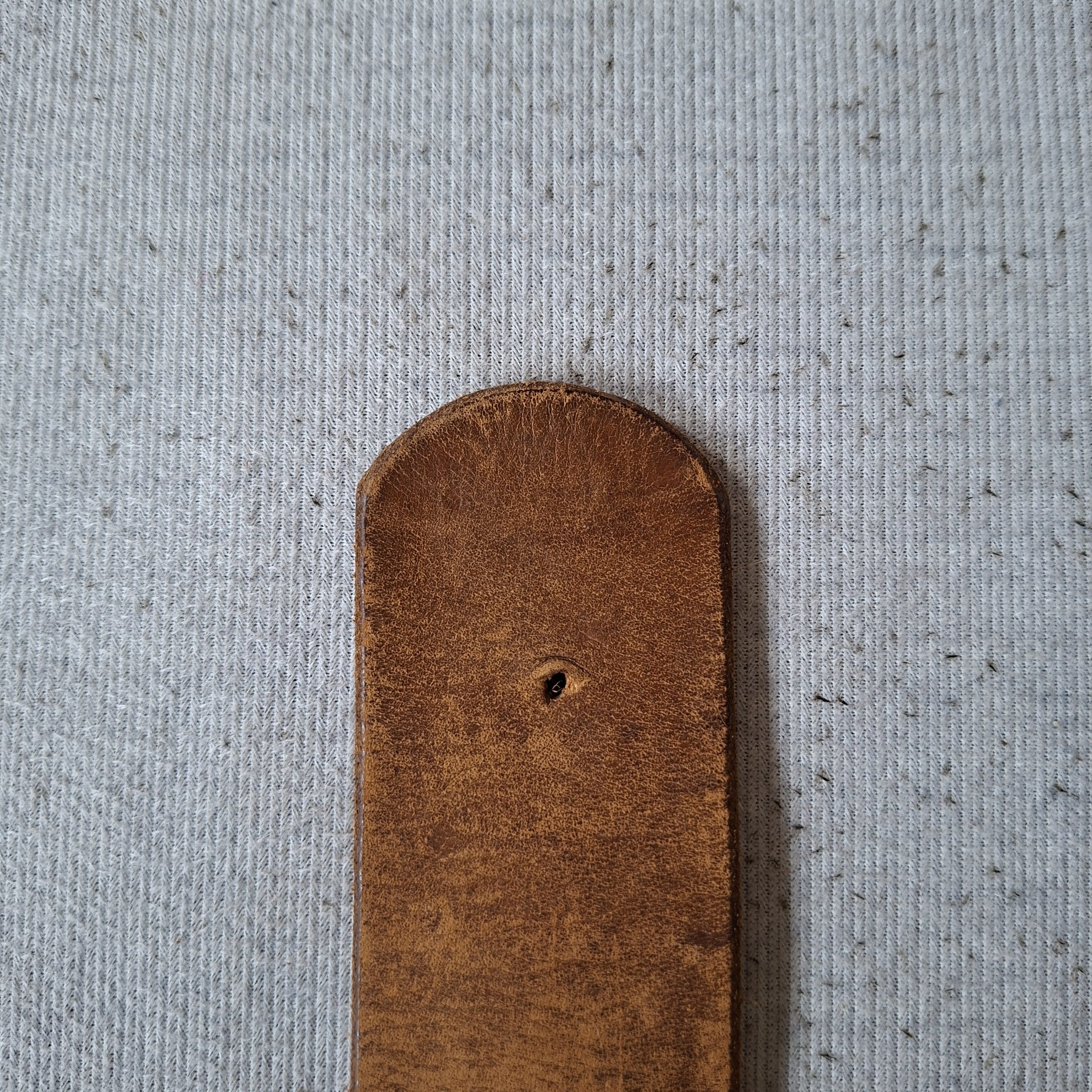 Edwin 🧱 Vintage edwin jeans solid brass garrison leather belt Size ONE SIZE - 5 Thumbnail