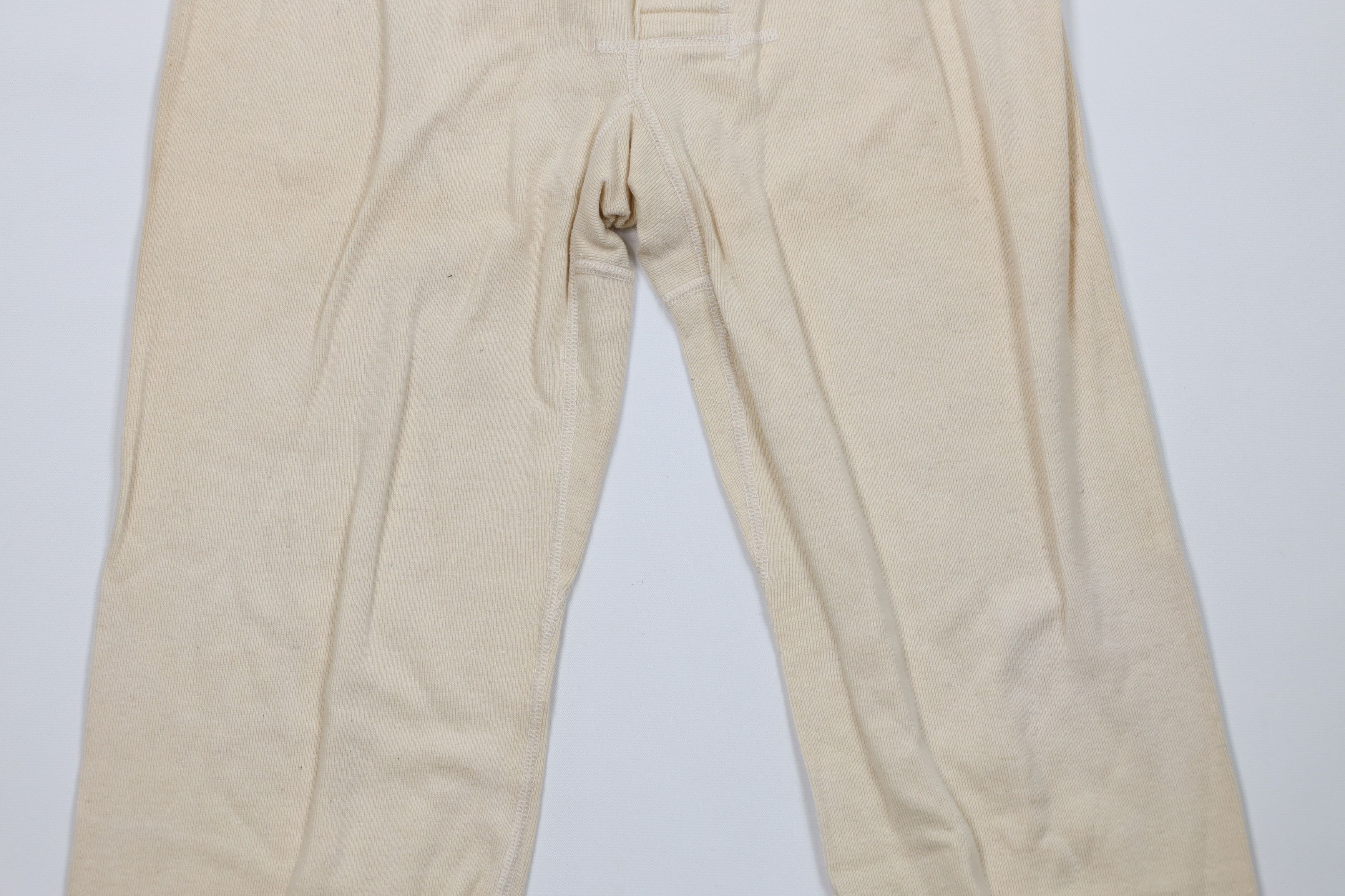 Vintage Vintage 60s Vietnam War Ribbed Military Drawers Pants USA Size US 32 / EU 48 - 3 Thumbnail