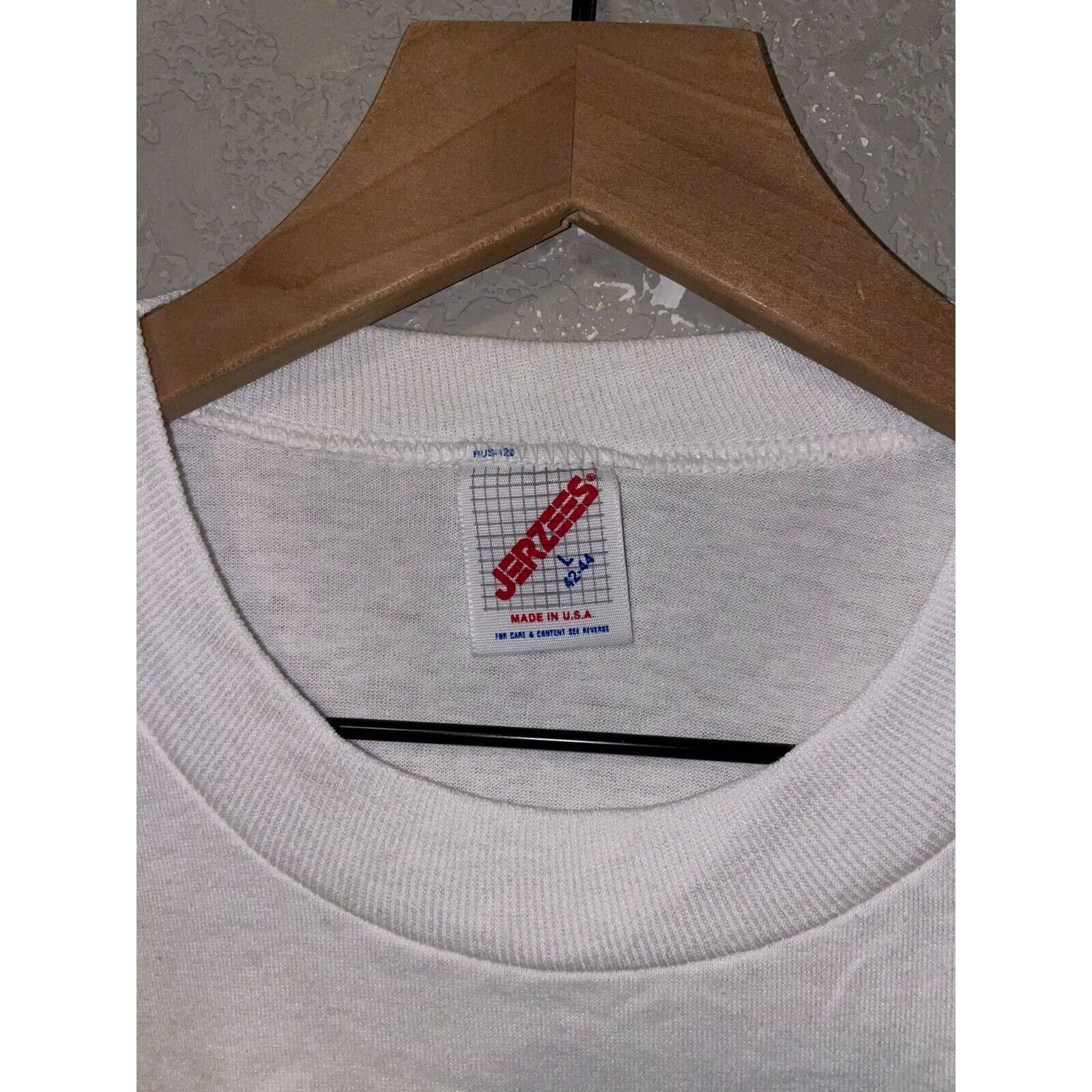 Jerzees Vintage Mount Rushmore Shirt Anniversary Graphic L White Tee Size US L / EU 52-54 / 3 - 10 Thumbnail