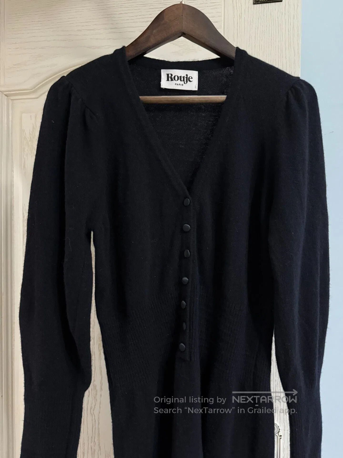 Rouje Rouje Knit Wool Dress in Dark Blue. Size M / US 6-8 / IT 42-44 - 3 Thumbnail