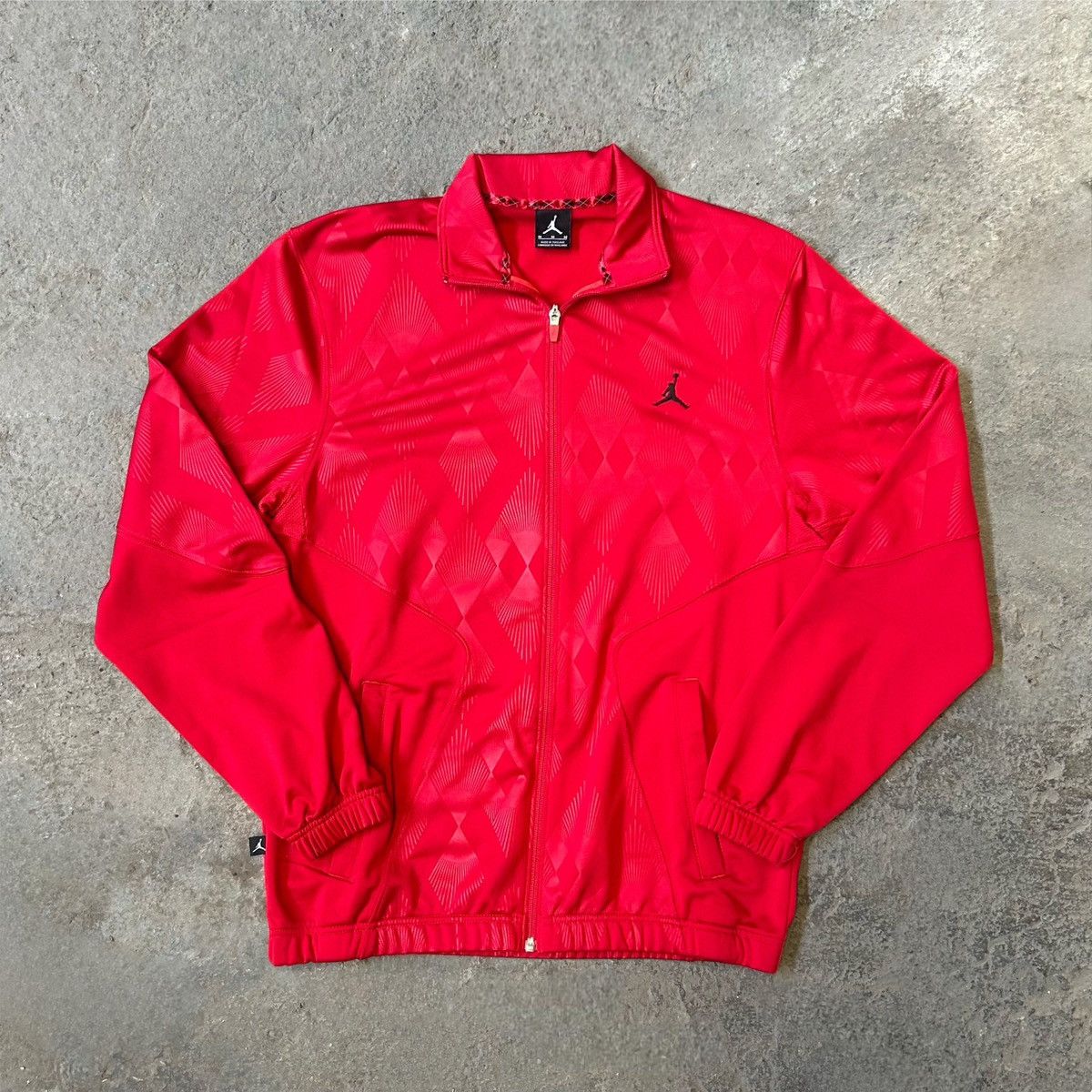 Jordan Brand × Nike Jordan Dri-Fit Classic Red Zip-Up Track Jacket Size US M / EU 48-50 / 2 - 1 Thumbnail