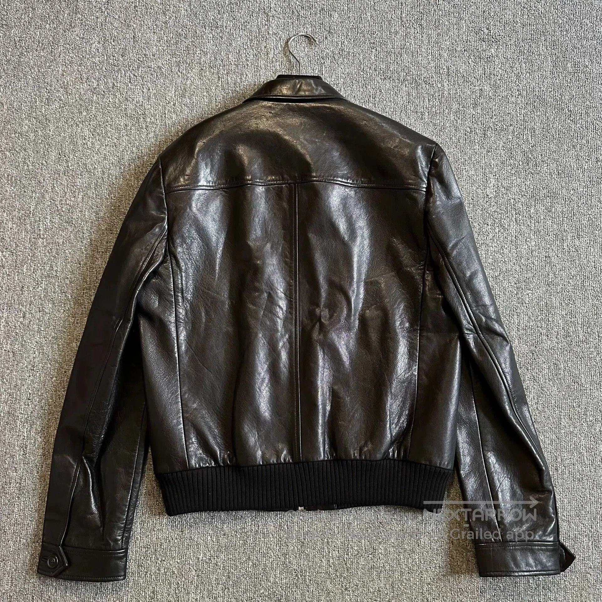 Prada Prada Goatskin Leather Bomber Jacket. Size US L / EU 52-54 / 3 - 4 Thumbnail