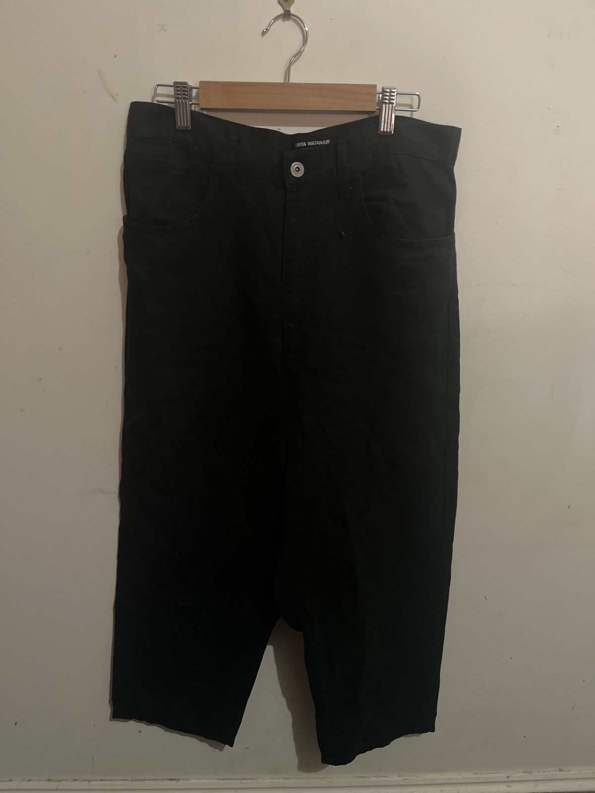 Comme des Garcons Junya Watanabe Comme des Garçons Linen Trousers Size US 29 - 1 Thumbnail