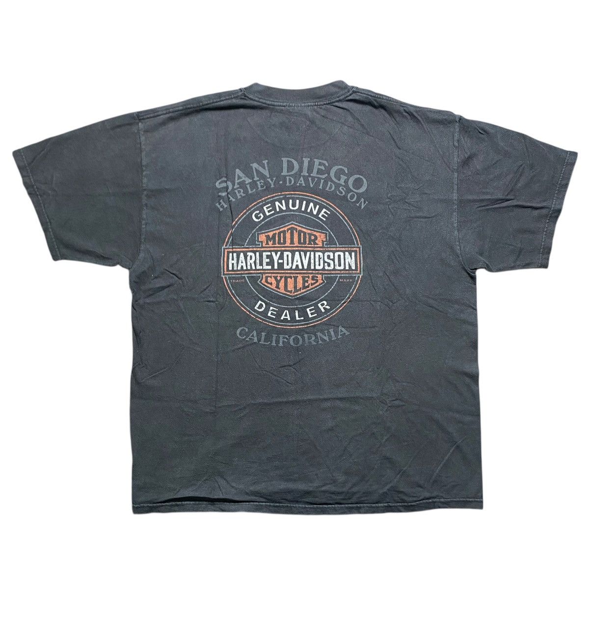 Harley Davidson VINTAGE HARLEY DAVIDSON LIFE BEGIN CARTERSVILLE GEORGIA Size US XL / EU 56 / 4 - 9 Thumbnail