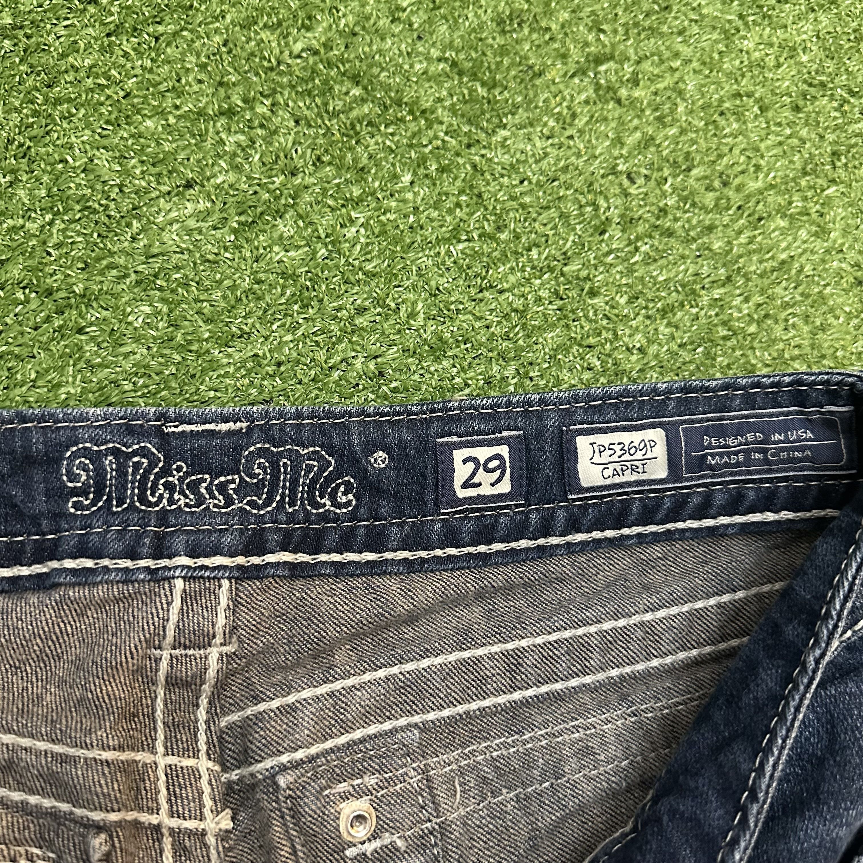Miss Me Women's Retro Miss Me Denim Capris Size 32" / US 10 / IT 46 - 6 Thumbnail