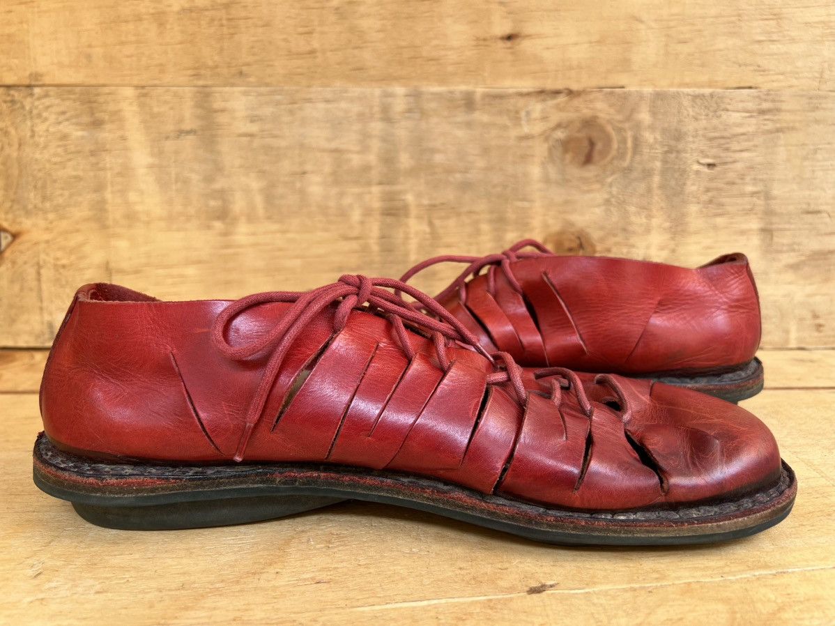 Trippen TRIPPEN Germany Handcrafted Red Leather Ankle Boots Size US 7.5 / EU 40-41 - 9 Thumbnail