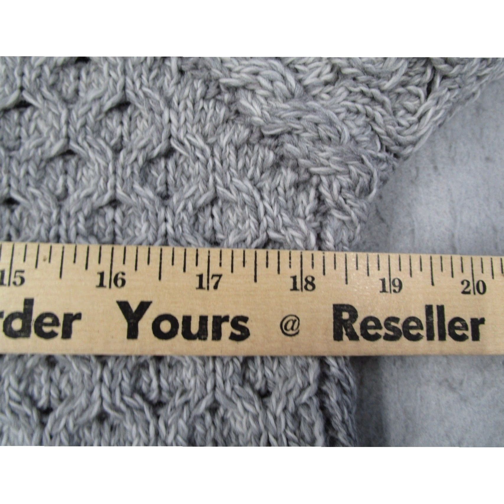 Vintage Aran Crafts Ireland 100% Merino Wool Gray Zip Up Cardigan Sweater Womens Medium Size M / US 6-8 / IT 42-44 - 7 Thumbnail