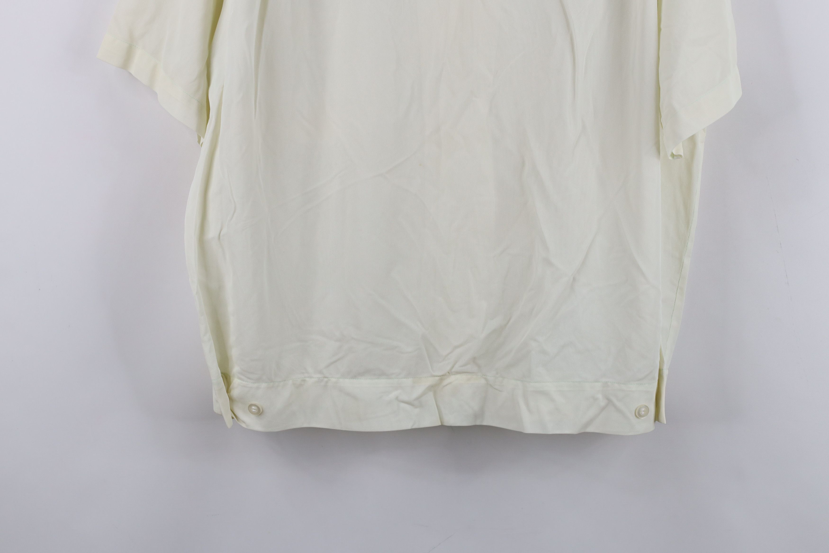 Vintage Vintage 50s 60s Collar Short Sleeve Shirt Jacket Jac Shirt Size US L / EU 52-54 / 3 - 14 Thumbnail