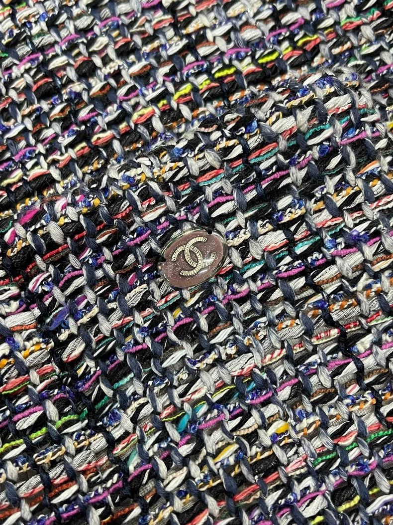 Chanel Chanel Colorful tweed braided wide-leg trousers Size 25" / US 0 / IT 36 - 1 Thumbnail