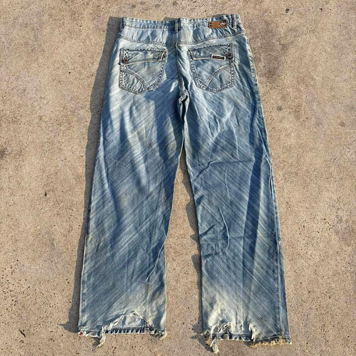 Ecko Unltd. ECKO Unltd Vintage Faded Denim Jeans Size US 38 / EU 54 - 6 Thumbnail