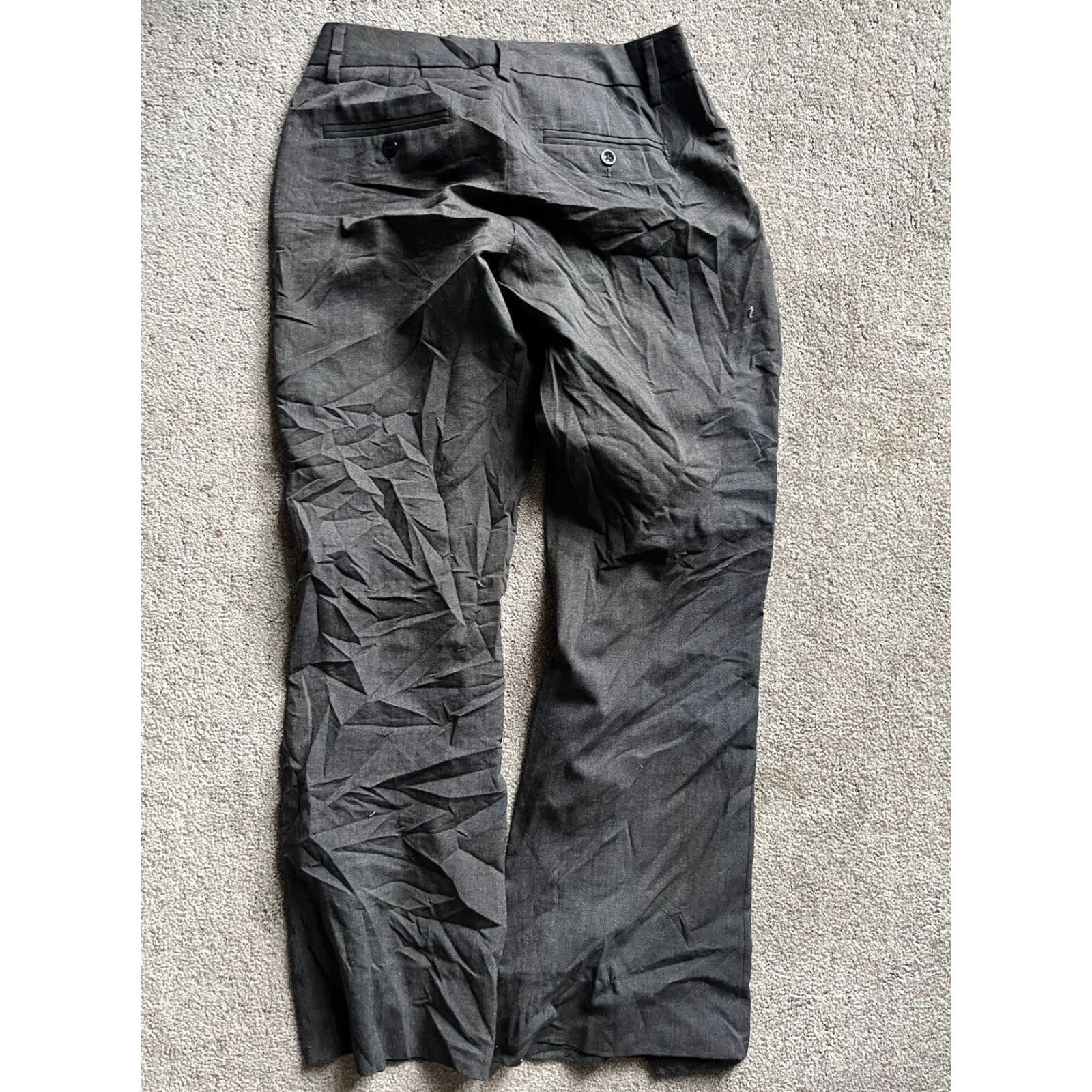 Gap Gap Perfect Trouser Y2K gray classic boot cut pants size 00R stretch Size 24" / US 00 / IT 34 - 3 Thumbnail