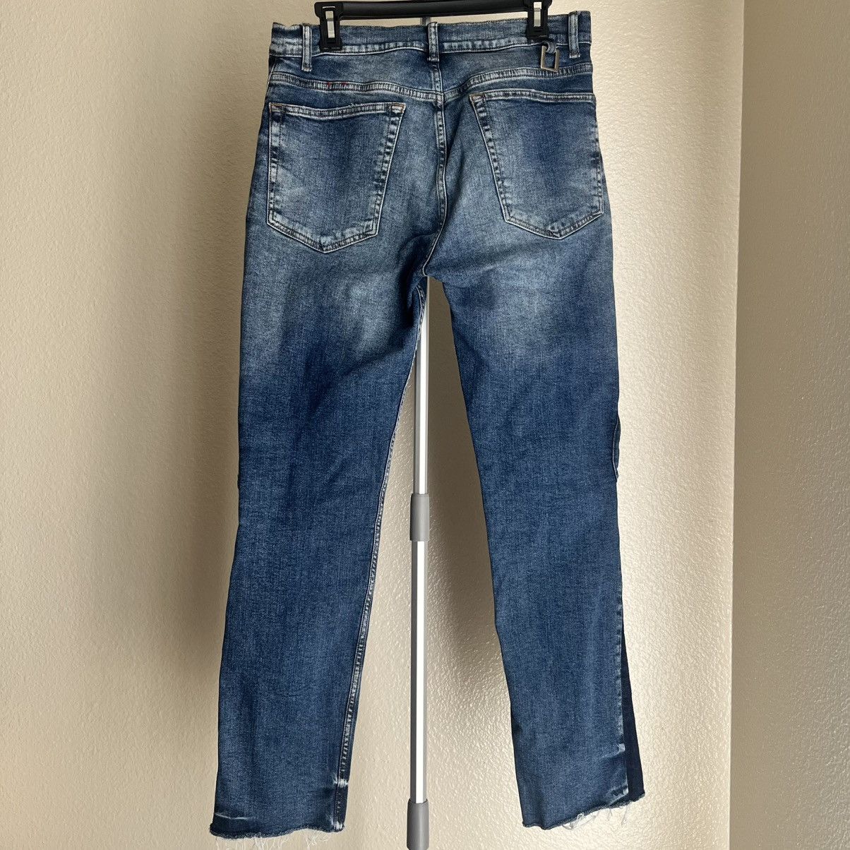 Other Art Meets Chaos By Donwan Harrell “The Hip” Jeans Blue Sz 36 Size US 36 / EU 52 - 4 Thumbnail