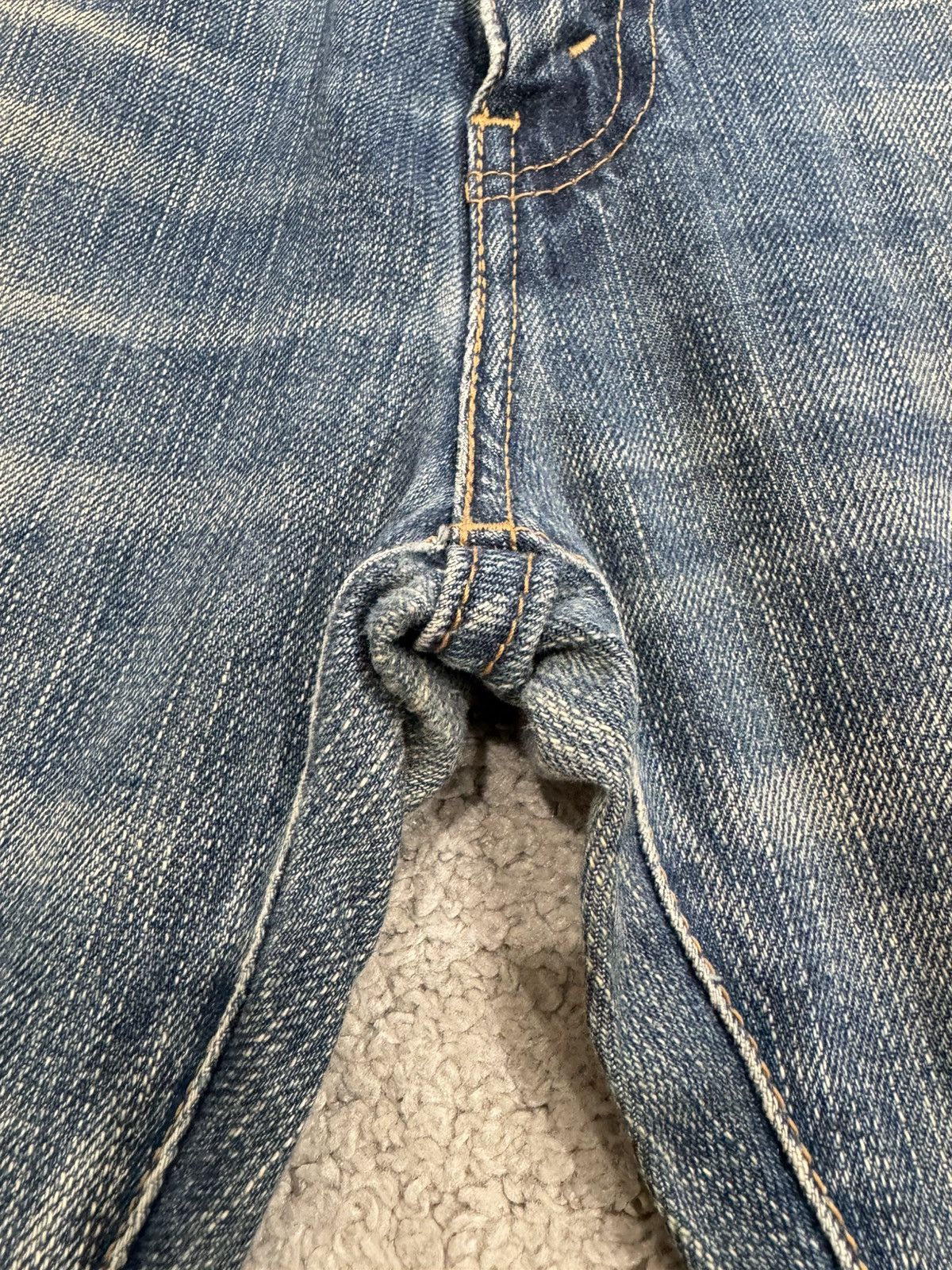 Levi's Best Buy‼️ Vintage 90's Levis 505 Thrashed Selvedge Denim Size US 34 / EU 50 - 11 Thumbnail