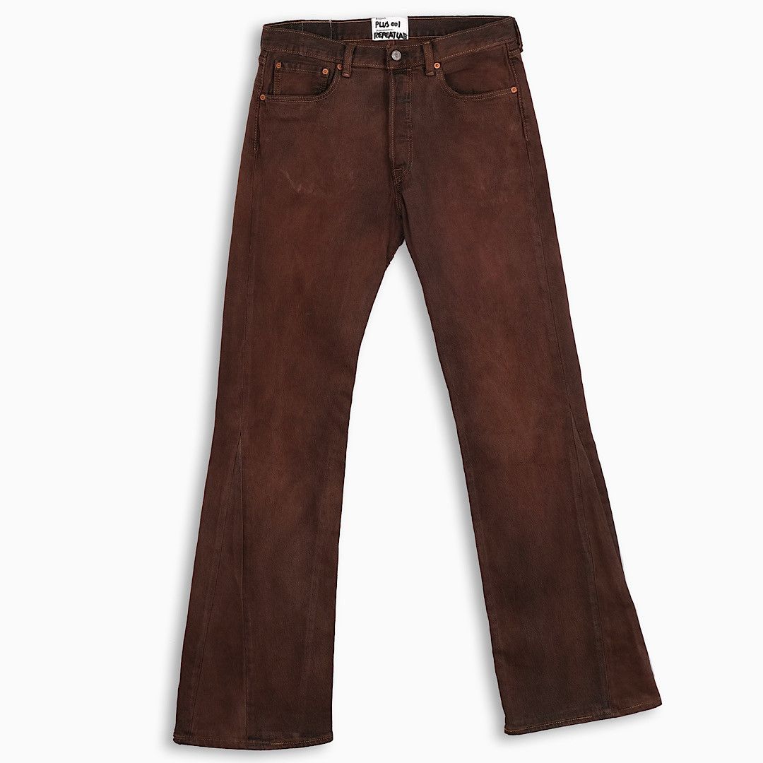 Japanese Brand × Levi's × Vintage REPEAT PLUS 001 Dirty Brown 32 Inch (RP001Y3201) Size US 32 / EU 48 - 1 Thumbnail