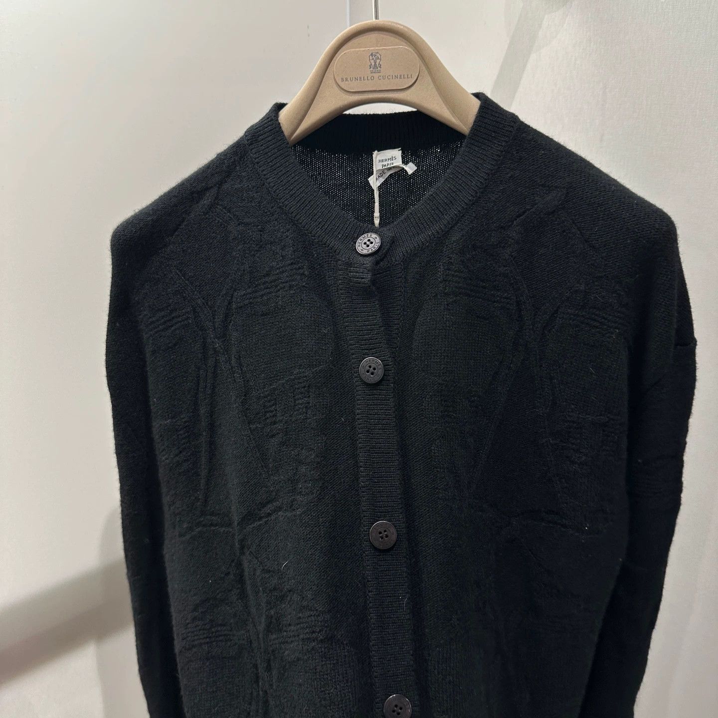 Hermes Hermes Single-Breasted Hidden Wool Knit Cardigan apr388 Size XS / US 0-2 / IT 36-38 - 6 Thumbnail