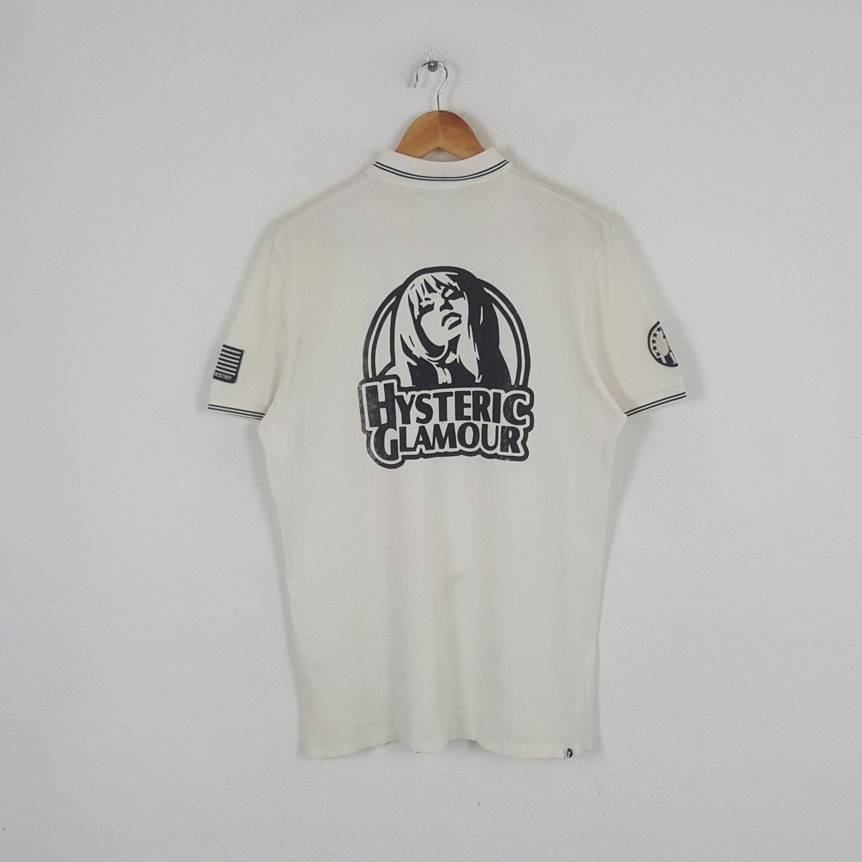 Hysteric Glamour Vintage Hysteric Glamour Japanese Brand Polos C285N14 Size US M / EU 48-50 / 2 - 3 Thumbnail