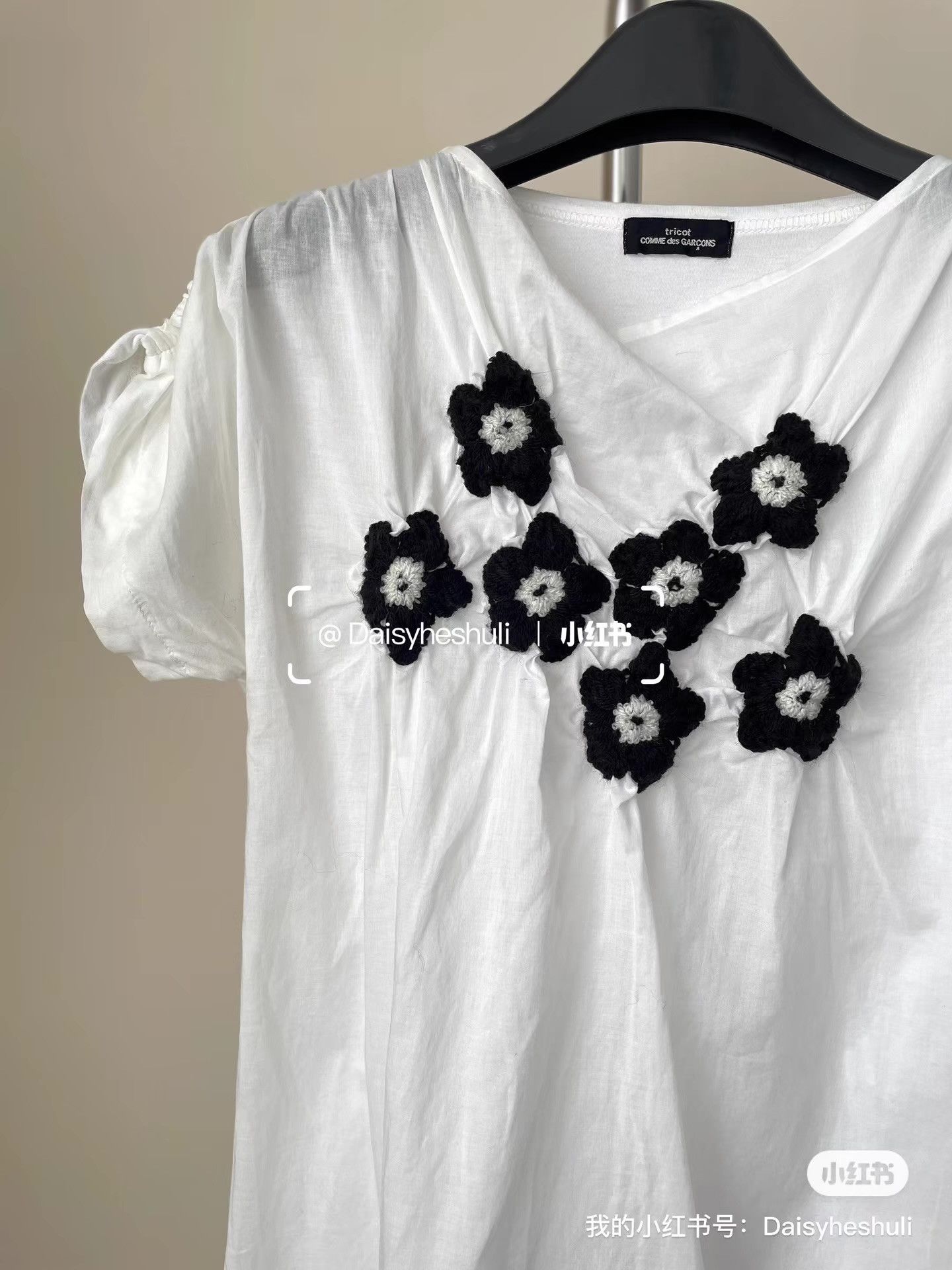 Comme des Garcons Comme des Garçons Tricot Floral Short-Sleeve T-shirt Ｑ24 Size M / US 6-8 / IT 42-44 - 3 Thumbnail