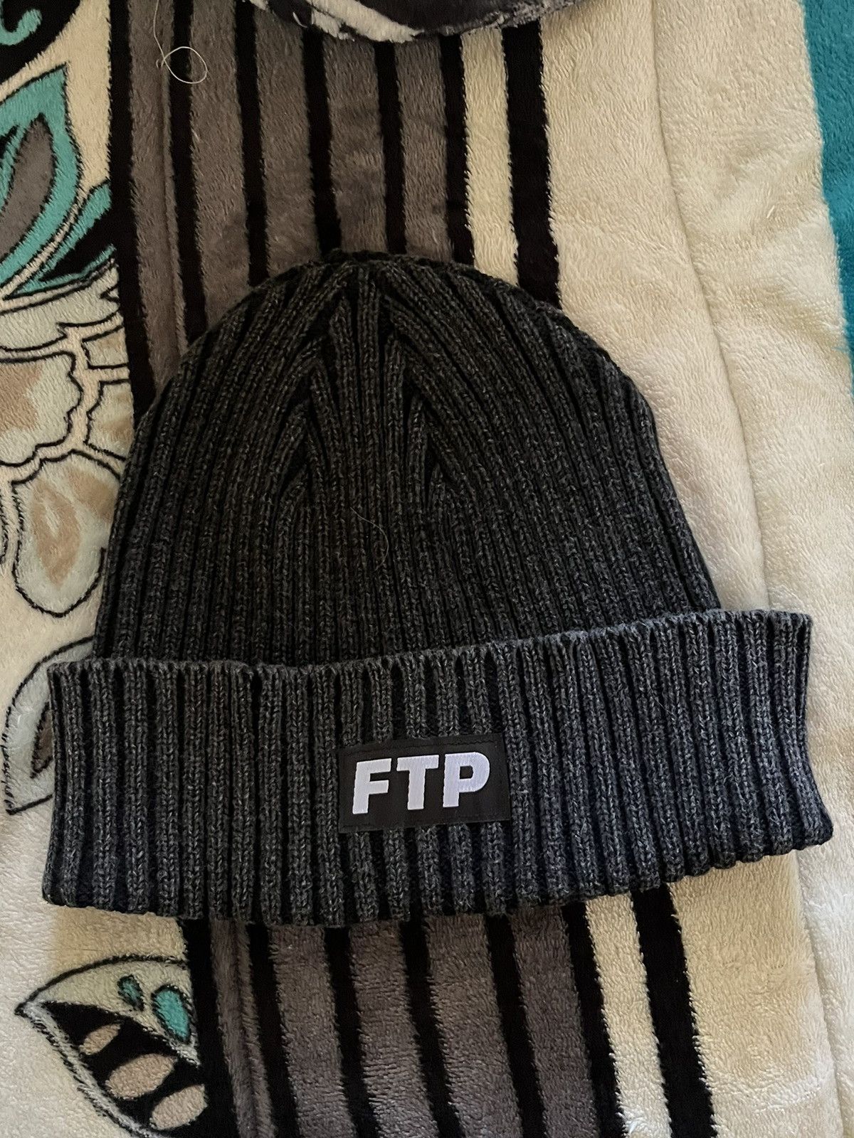 Ftp Beanie Black | Grailed