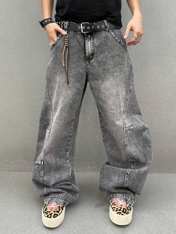 Japanese Brand Fukada x Kino Faded Baggy Denim Jeans Loose fit Size US 32 / EU 48 - 3 Thumbnail