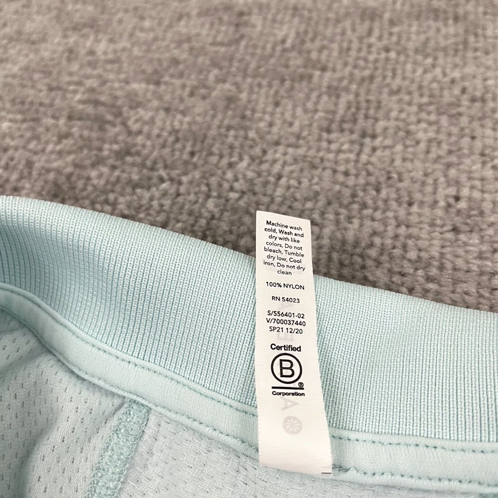 Athleta Athleta Momentum Polo Tee Shirt Womens Large Light Blue Golf Tennis Zip 556401 Size L / US 10 / IT 46 - 2 Thumbnail