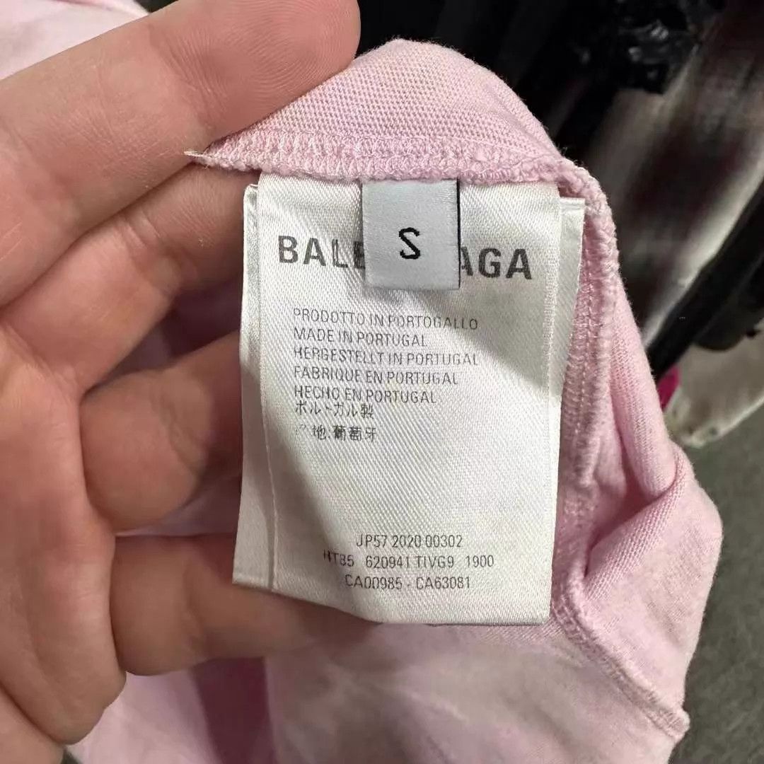 Balenciaga Balenciaga 99 New Pink Crew Neck SS Tee S Size S / US 4 / IT 40 - 4 Thumbnail