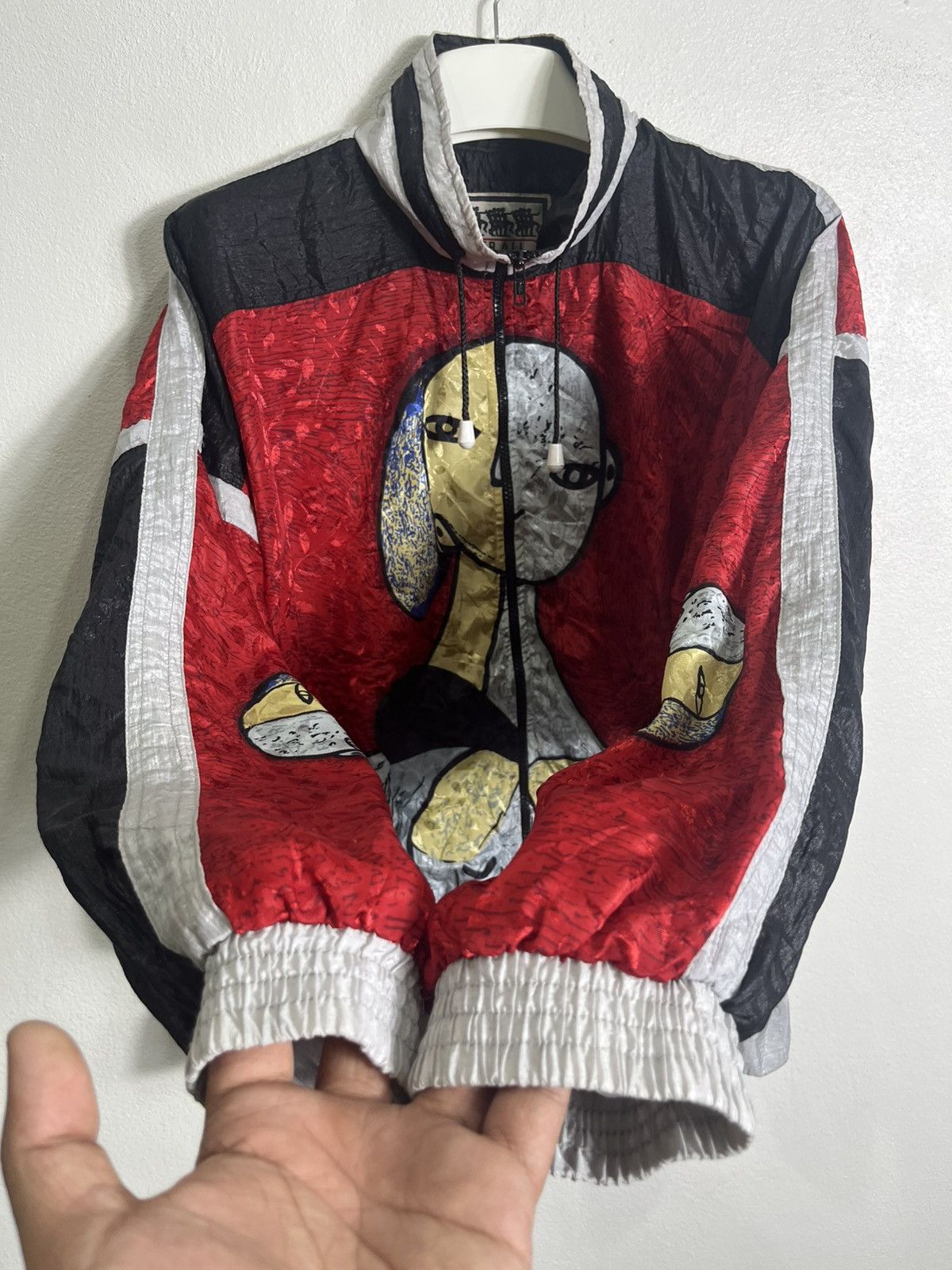 Vintage Vintage 1990’s Picasso Fullprint nylon jacket Size US L / EU 52-54 / 3 - 3 Thumbnail