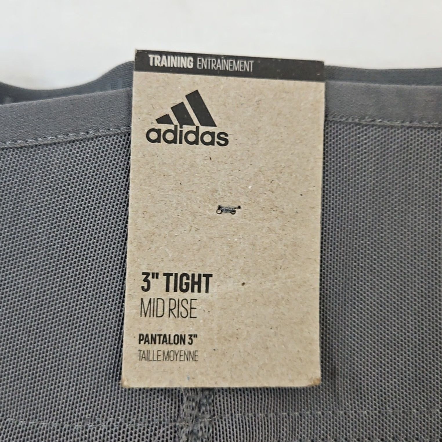 Adidas Adidas Primegreen Aeroready Techfit 3" Mid Rise Volleyball Shorts Gray L Adult Women Size 36" / US 14 / IT 50 - 2 Thumbnail