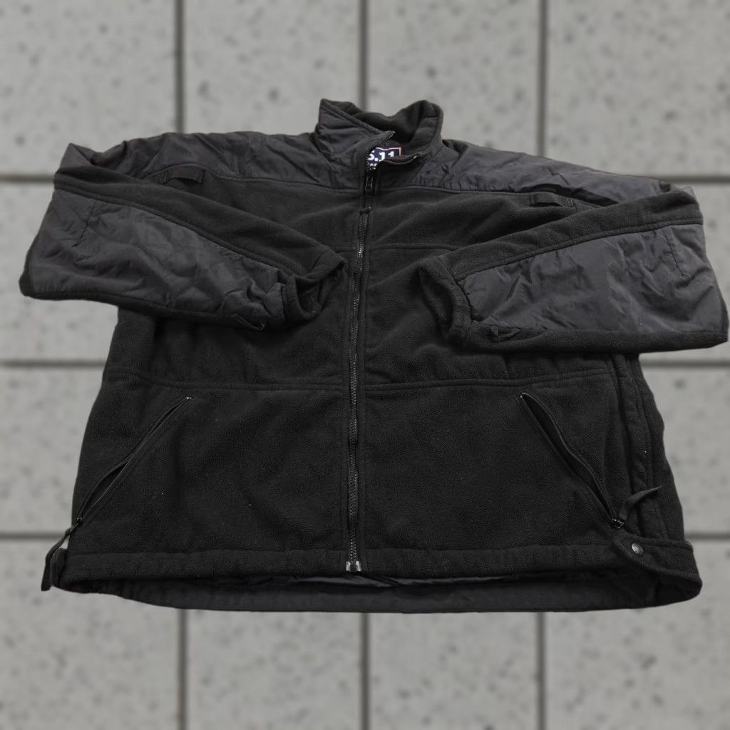 Vintage NEW 5.11 Tactical Jacket Mens L Black Fleece Full Zip Military Coat Top Size US L / EU 52-54 / 3 - 1 Thumbnail