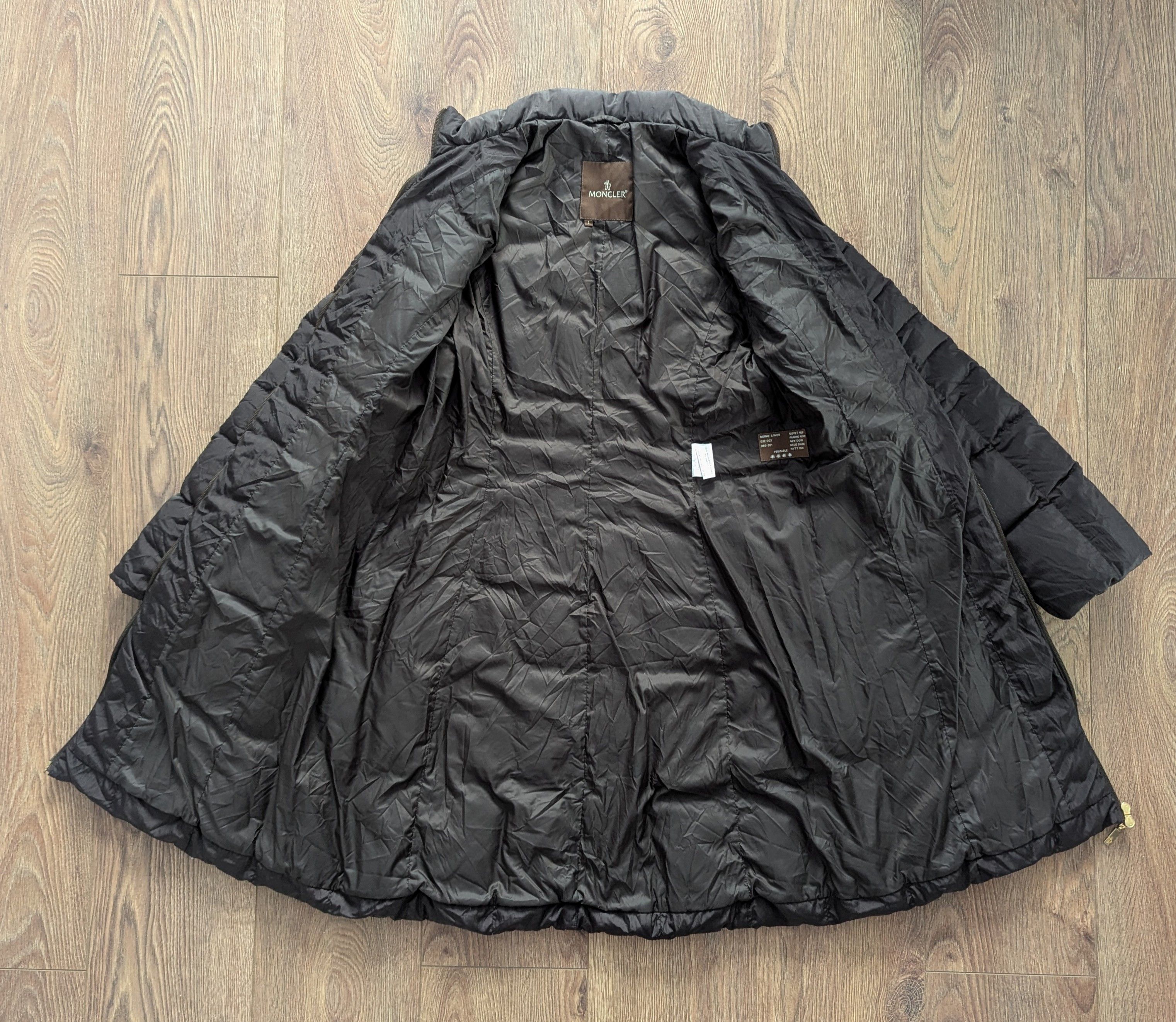 Moncler Vintage Moncler Women's Quilted Long Down Jacket Size 1 XS-S Size XS / US 0-2 / IT 36-38 - 11 Thumbnail