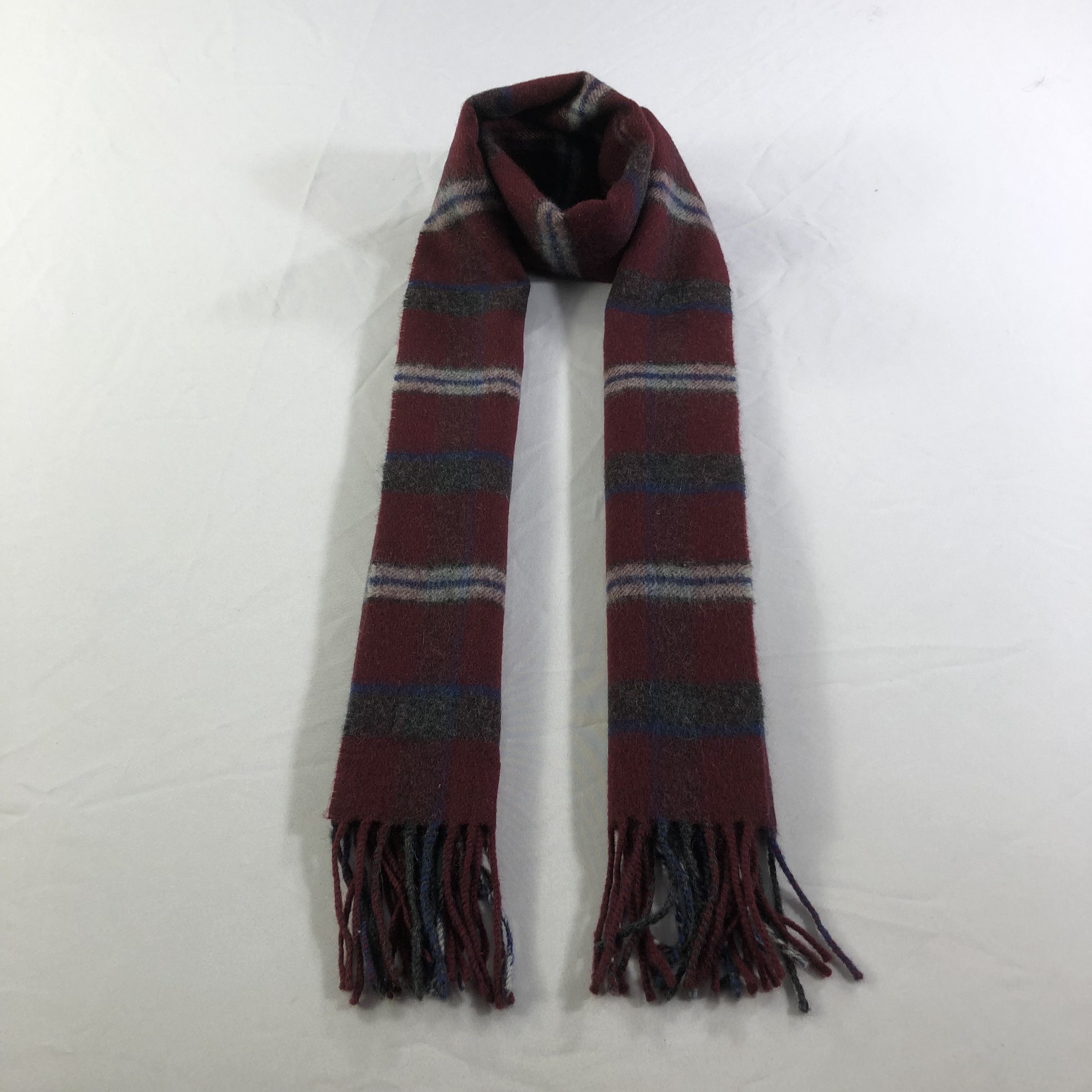 Lancel Lancel Tartan Wool Scarf Muffler V1575 Size ONE SIZE - 1 Thumbnail