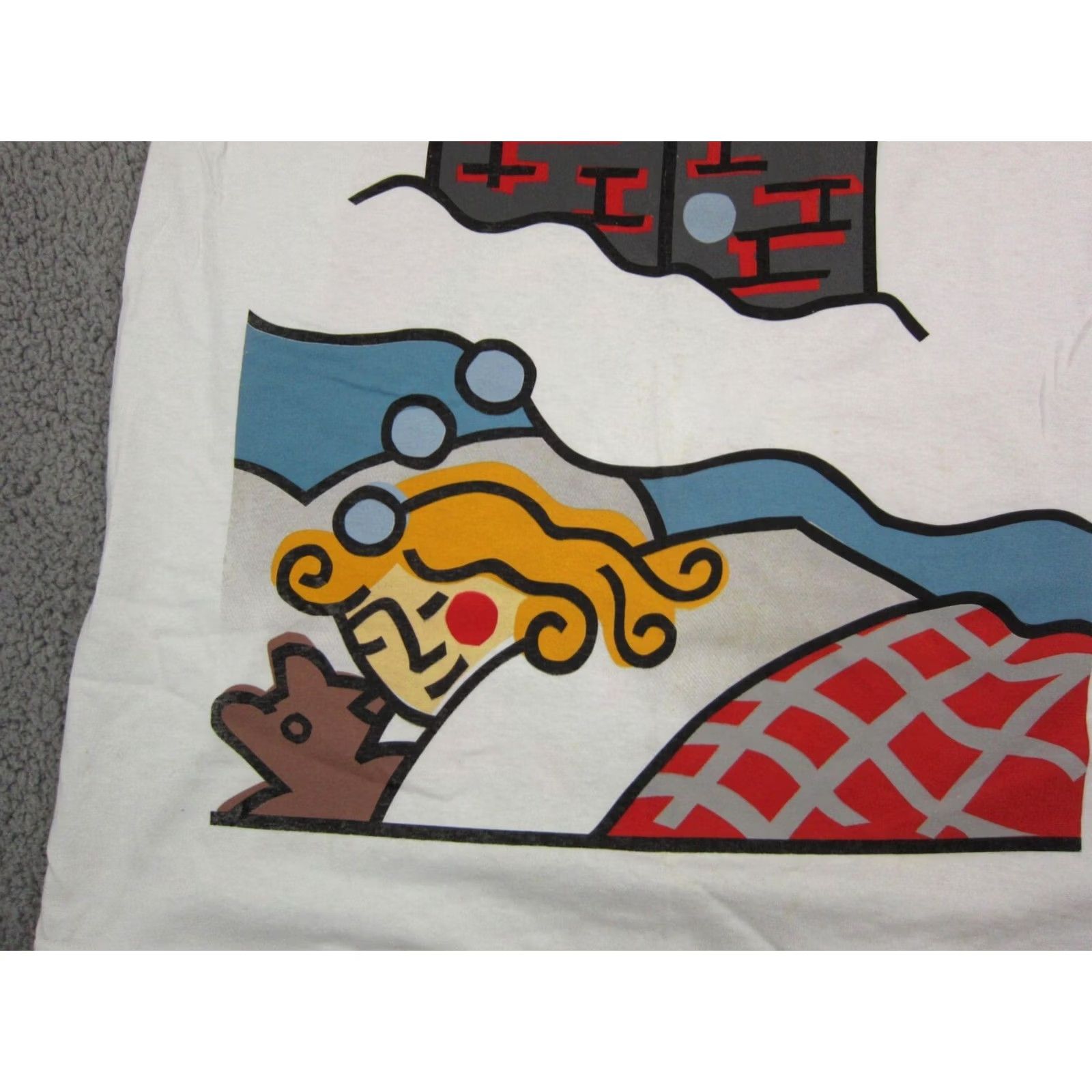 Tultex VINTAGE USPS Shirt Mens XL White Christmas Santa Claus Stamp 1996 90 Tultex T-Shirt Mens XL White Christmas Santa USPS Stamp 1996 Size US XL / EU 56 / 4 - 4 Thumbnail
