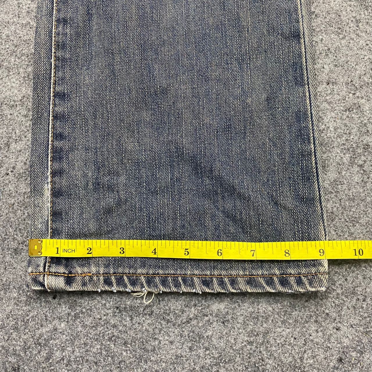 Edwin 💥Best Offer💥Vintage Miss Edwin Flare Distressed Denim Size US 30 / EU 46 - 7 Thumbnail