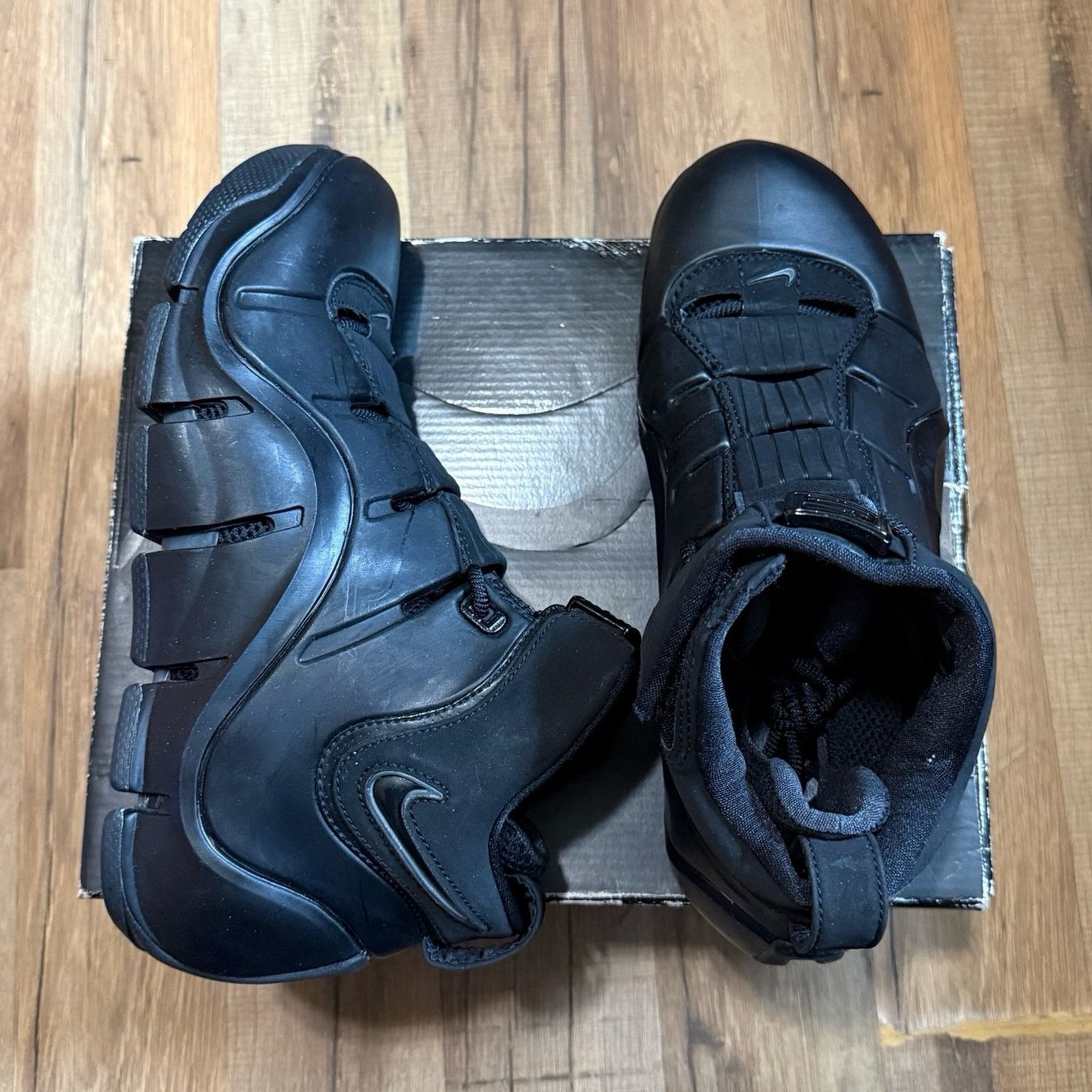 Nike 2006 Nike Zoom Lebron 4 East Coast Blackout Black Anthracite Size US 8 / EU 41 - 2 Thumbnail