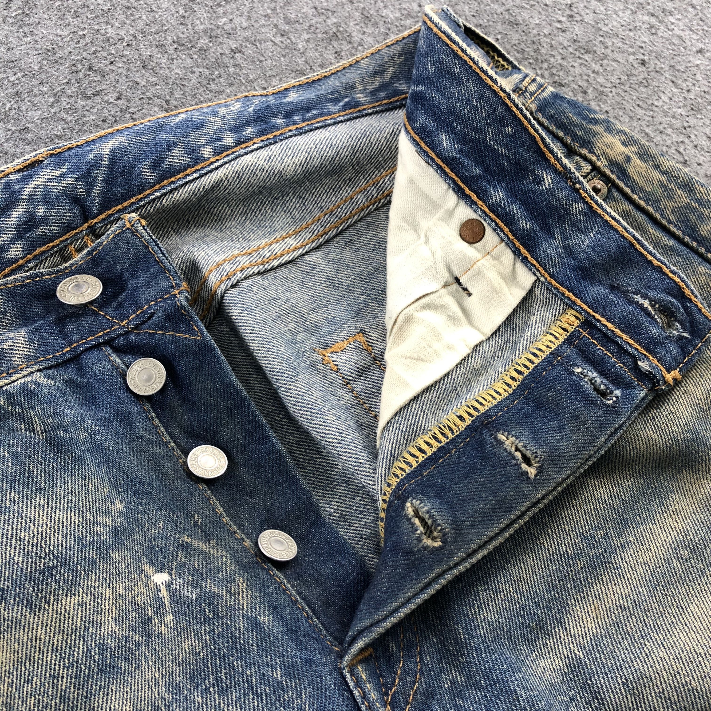 Levi's Vintage Levi's 501 Jeans Rusty Acid Wash Denim KJ318 Size US 30 / EU 46 - 8 Thumbnail