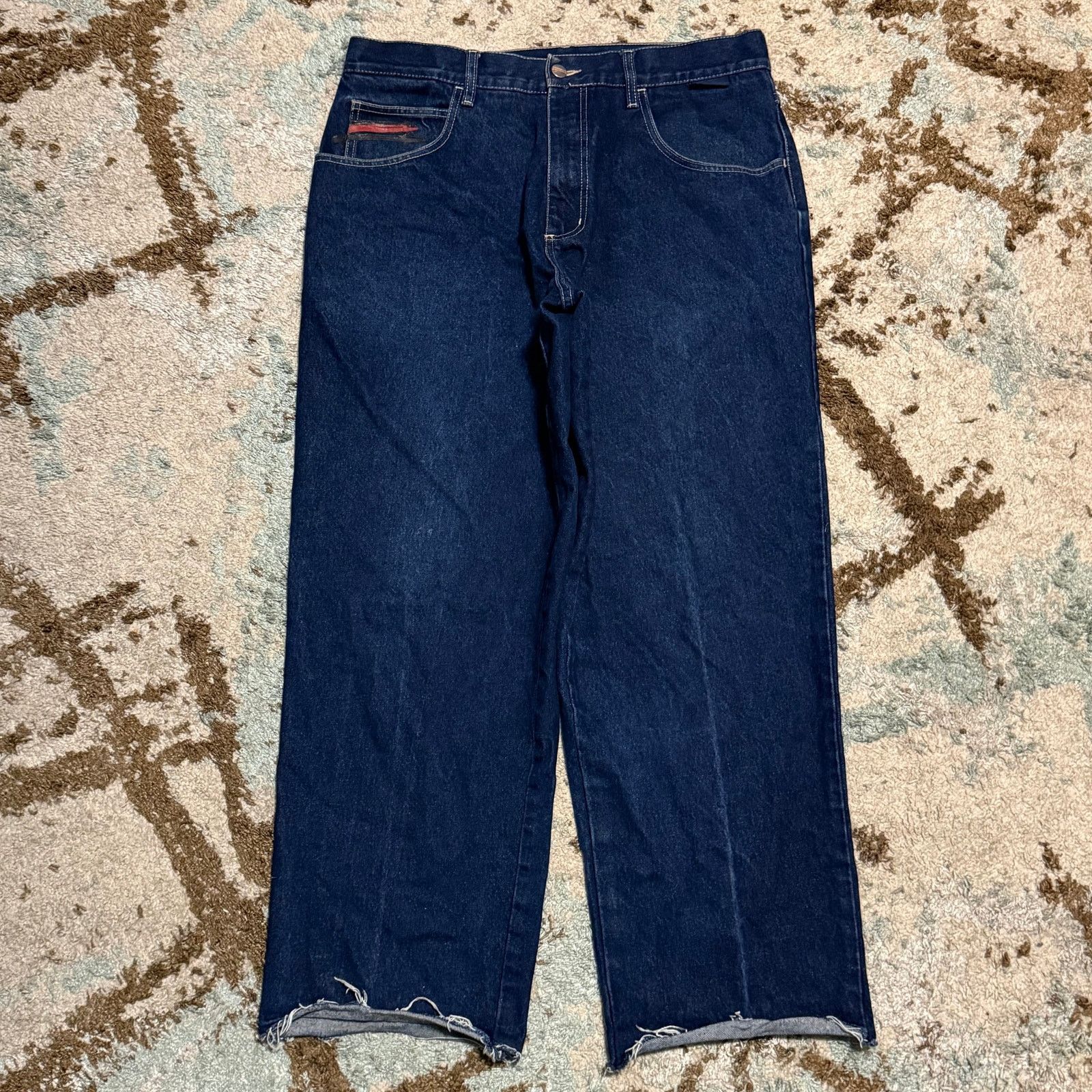 Fubu Vintage FUBU Baggy Wide Leg Jeans Size 36x30 Y2K Size US 36 / EU 52 - 2 Thumbnail