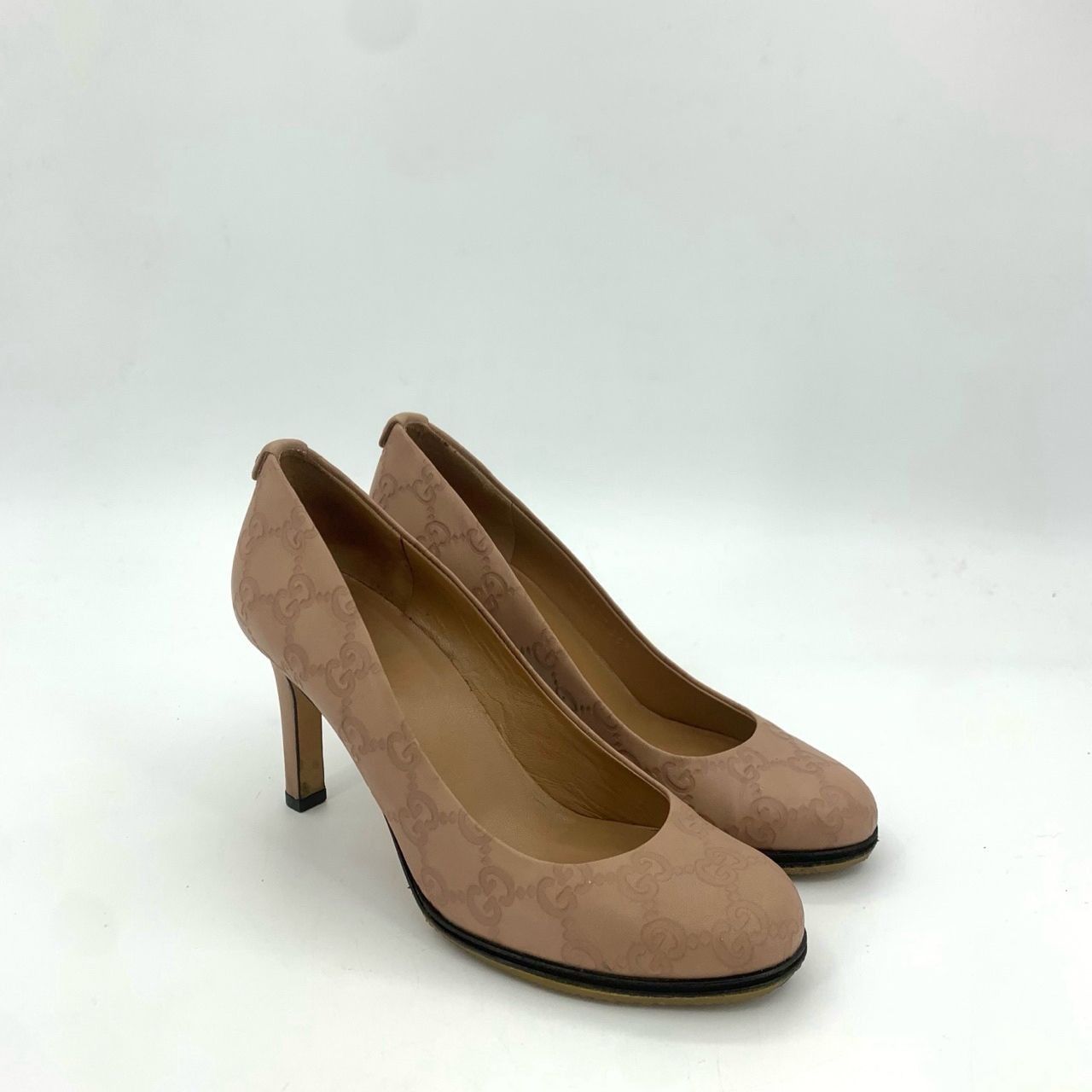 Gucci Gucci Size 36.5 Double G Presbyopia Leather Pointed-Toe Heel Size US 6.5 / IT 36.5 - 9 Thumbnail