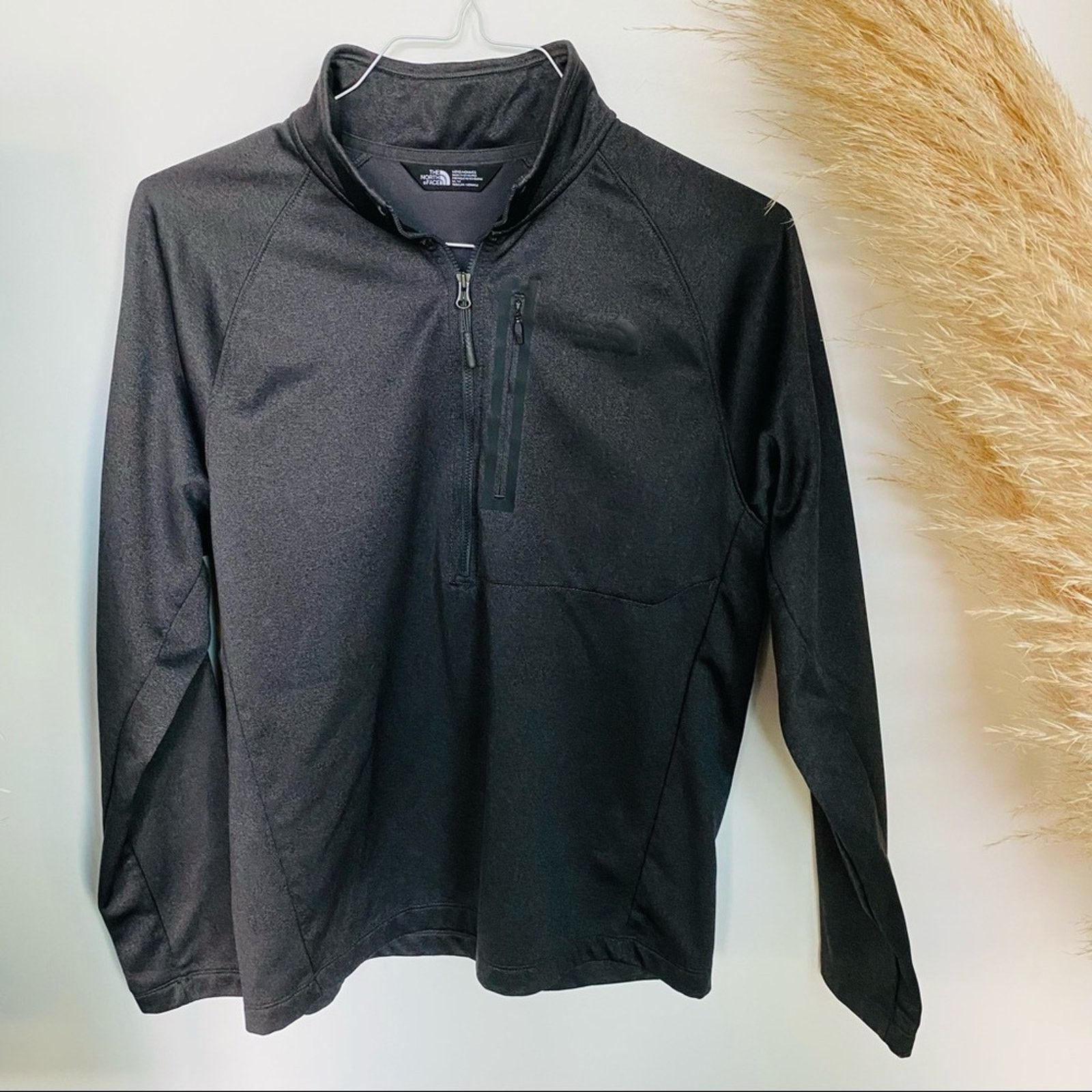 The North Face NORTH FACE MENS Grey Half Zip Pullover Sweater Jacket Size US M / EU 48-50 / 2 - 3 Thumbnail