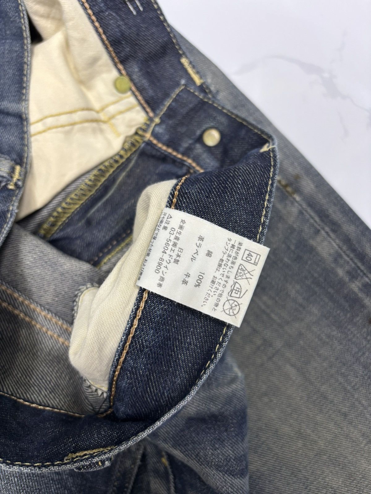 Lee 🔥LEE 101 DISTRESSED AGED DENIM JEANS Size US 27 - 12 Thumbnail