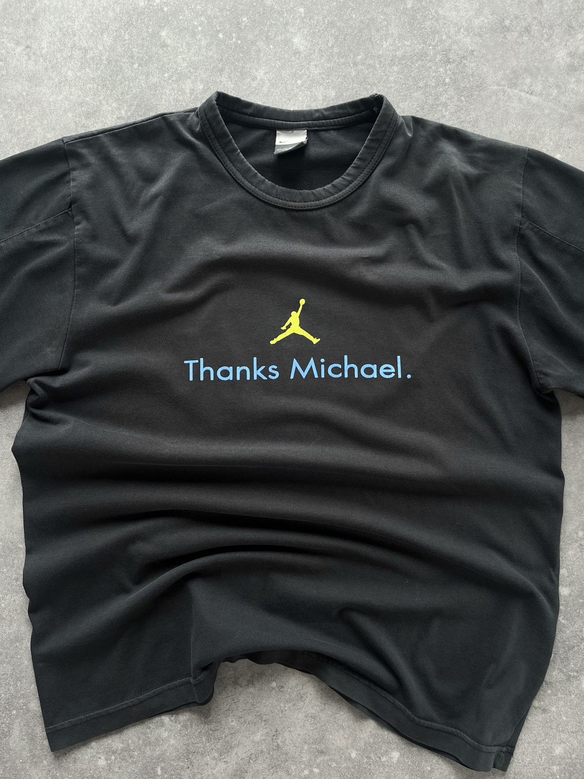 Nike Vintage Nike Thanks Michael Tee USA NBA streetwear Size US M / EU 48-50 / 2 - 2 Thumbnail