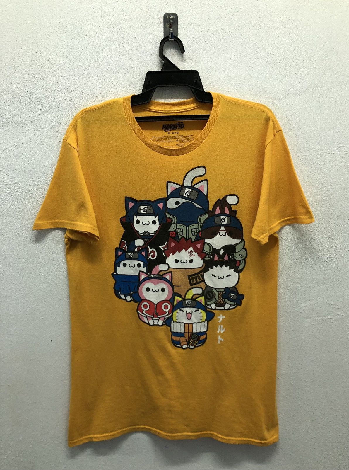 Anime Vintage 2002 Masashi Kishimoto Naruto Nyaruto T-Shirt Size US M / EU 48-50 / 2 - 1 Thumbnail