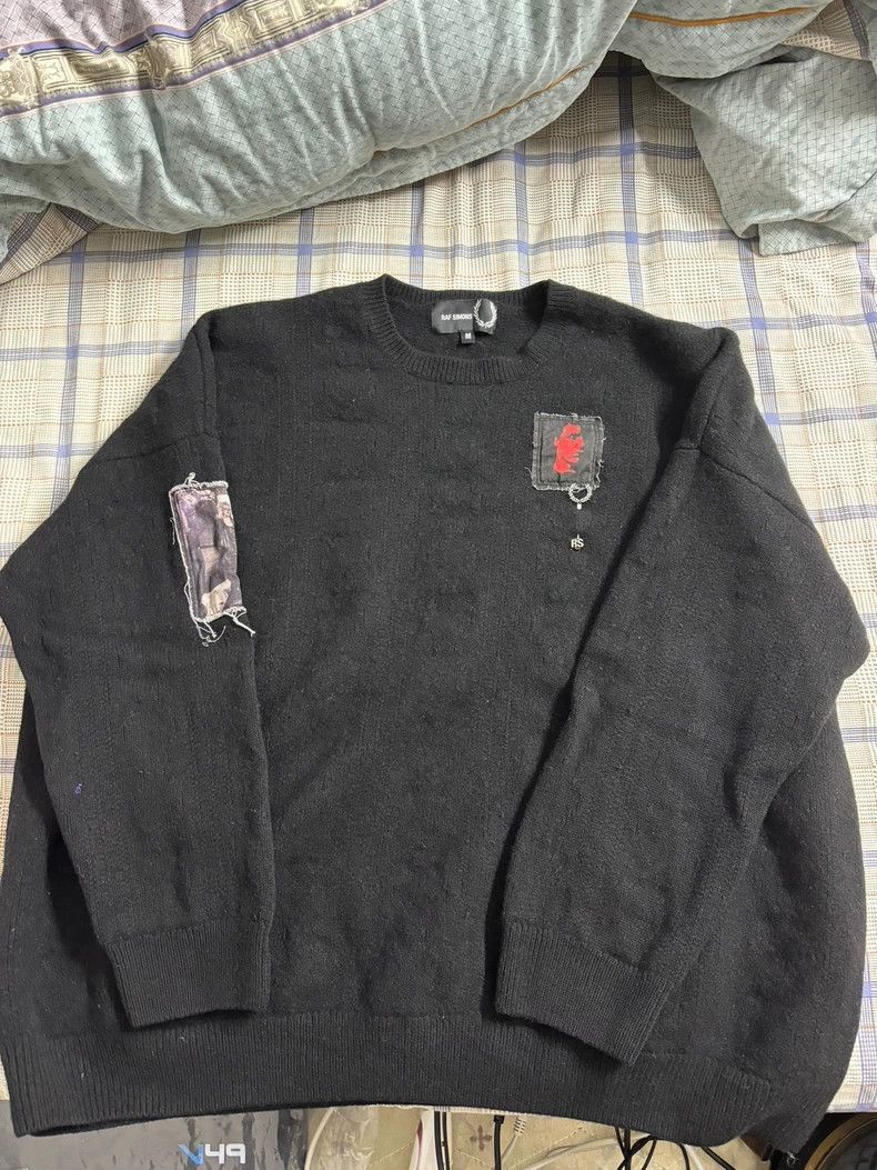 Raf Simons RAF SIMONS x FRED PERRY Black Sweater-2505 Size US M / EU 48-50 / 2 - 1 Thumbnail