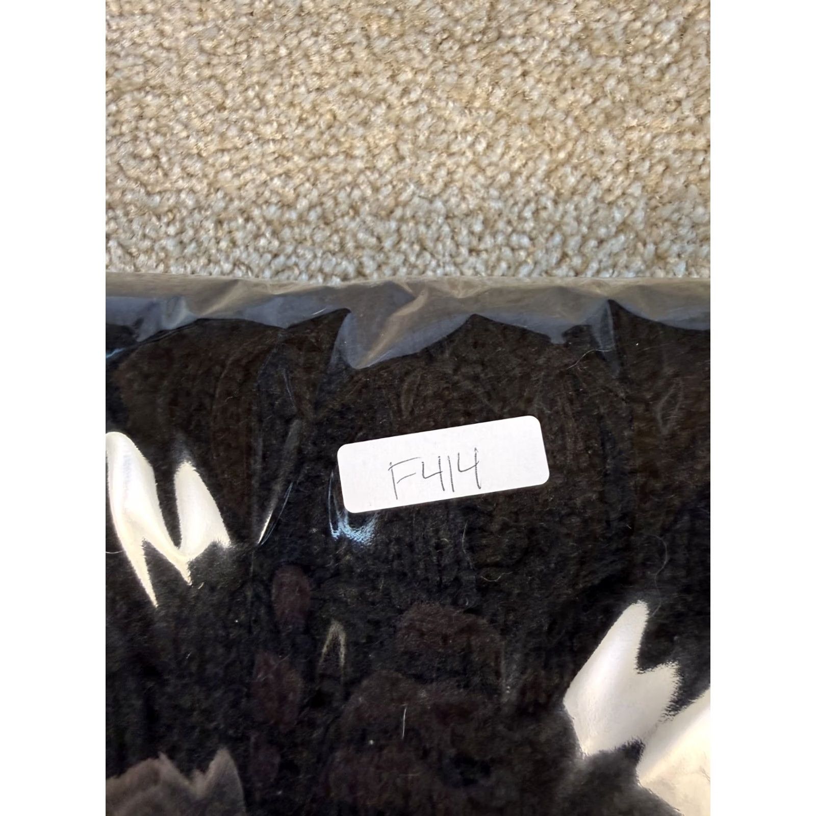 Ann Taylor Ann Taylor Womens Wool Blend Cable Knit Sweater Black Size Medium Boho F414 - Premium Size M / US 6-8 / IT 42-44 - 8 Thumbnail