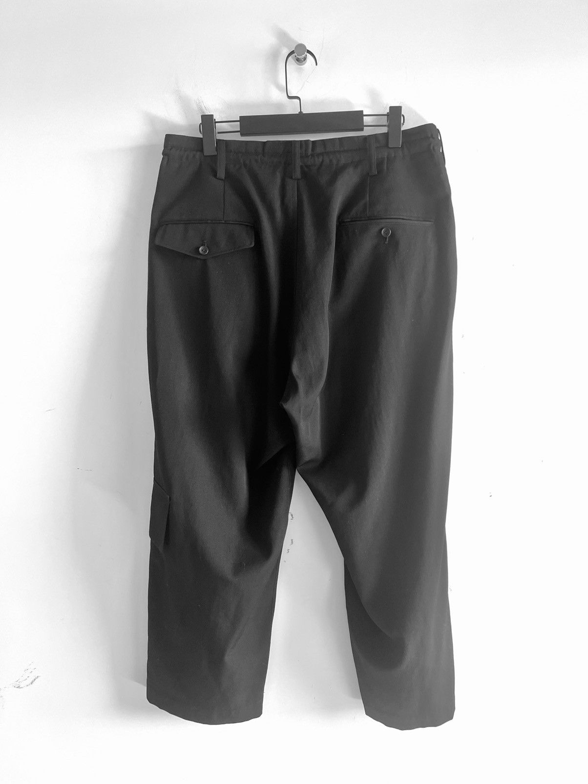 Yohji Yamamoto Yohji Yamamoto Pour Homme - W/GABARDINE FRONT TUCK PANTS Size US 30 / EU 46 - 2 Thumbnail