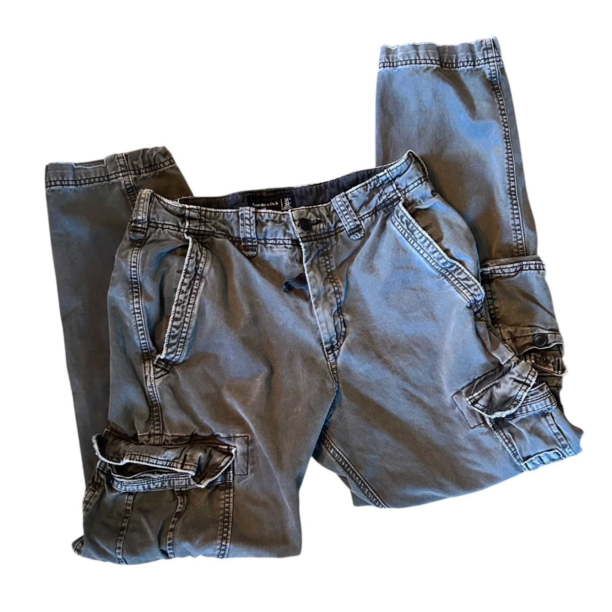 Abercrombie & Fitch Vintage Abercrombie & Fitch Baggy Y2K Cargo LFO Pants Size 31" - 1 Thumbnail