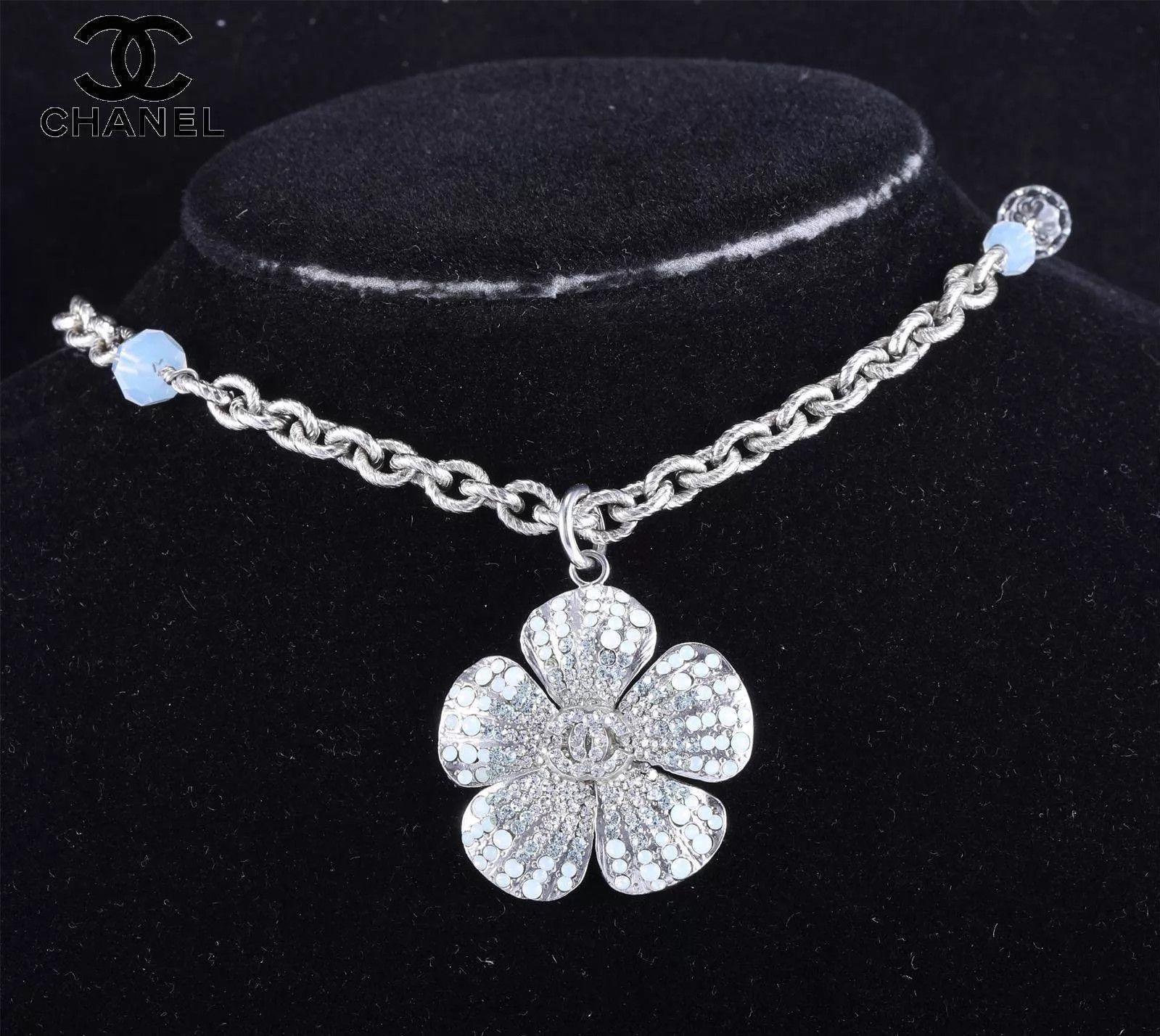 Chanel CHANEL CC Logo Necklace Size ONE SIZE - 8 Thumbnail