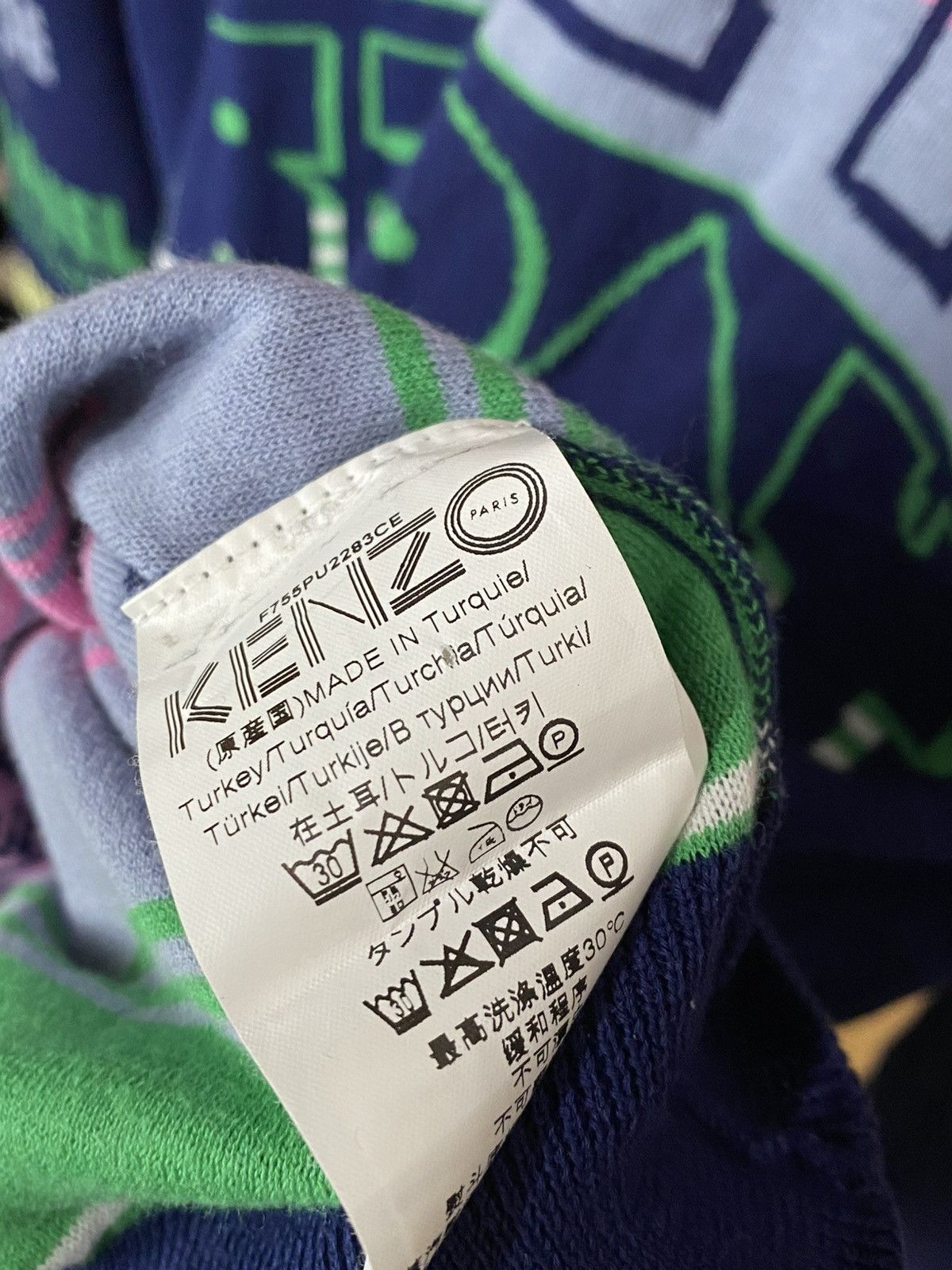 Kenzo $421 KNITWEAR SWEATER REGGAE GRAFFITI GRAPHIC FONTS NIGO Size US M / EU 48-50 / 2 - 4 Thumbnail
